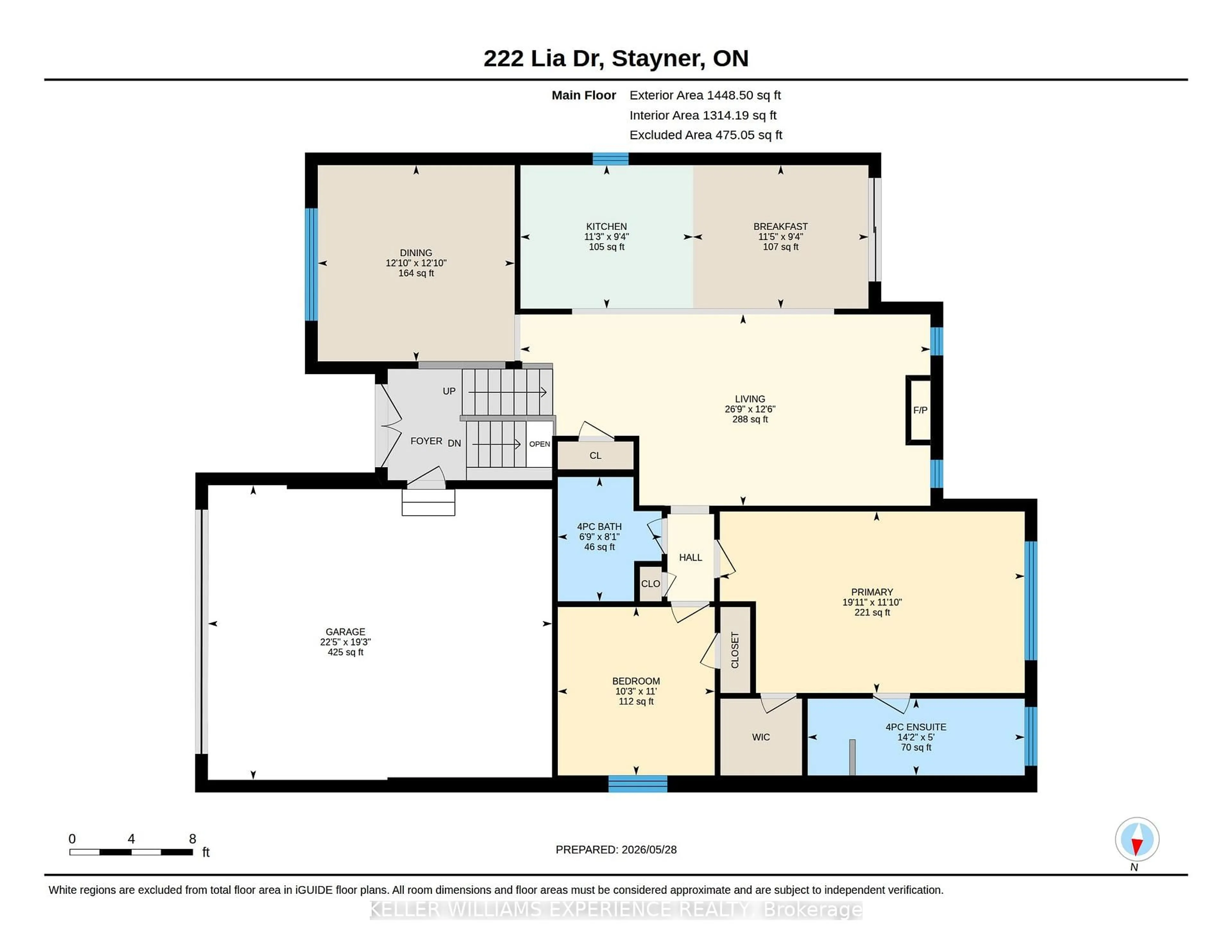 Floor plan for 222 Lia Dr, Clearview Ontario L0M 1S0