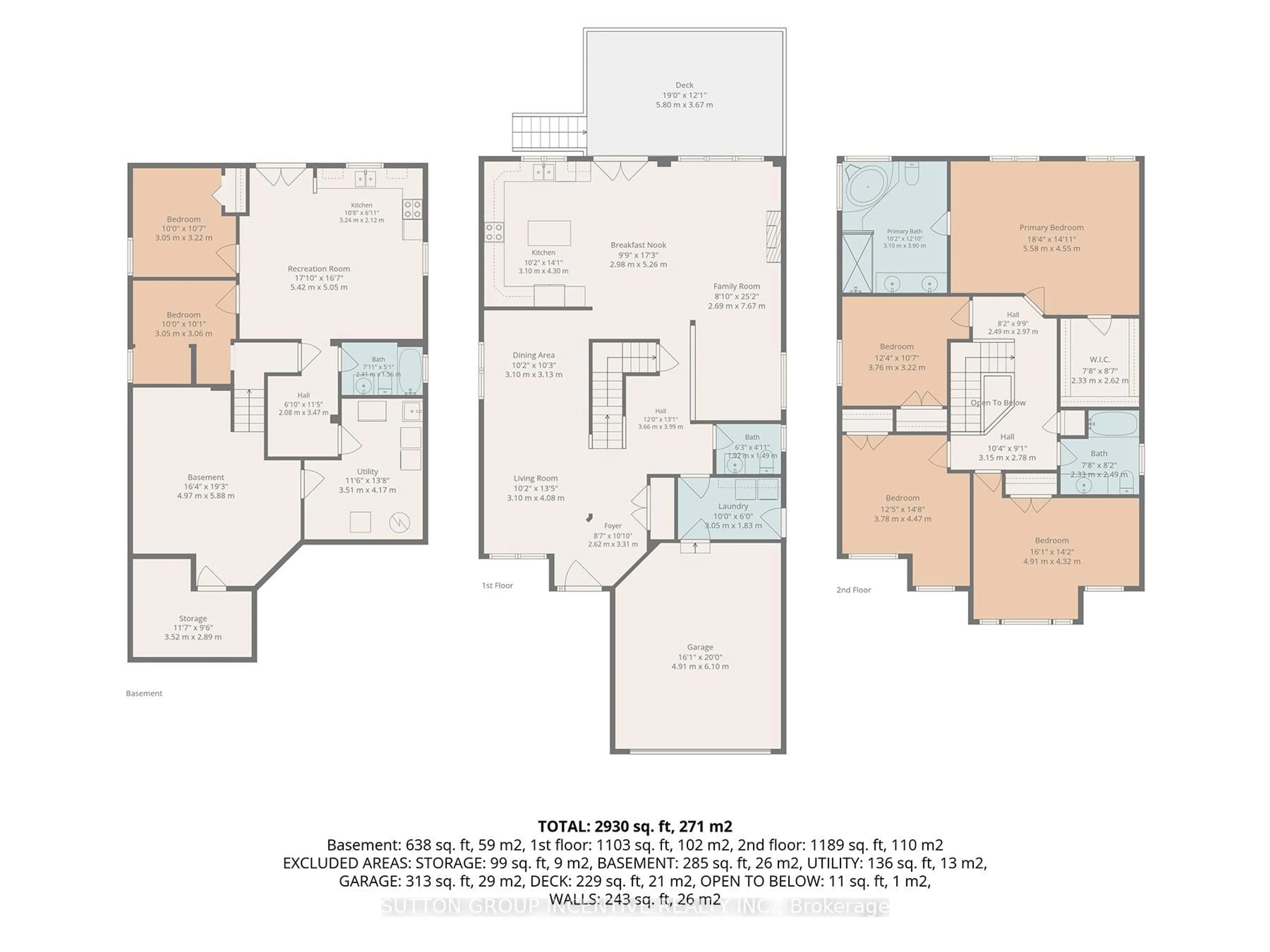 Floor plan for 18 Graihawk Dr, Barrie Ontario L4N 6G4