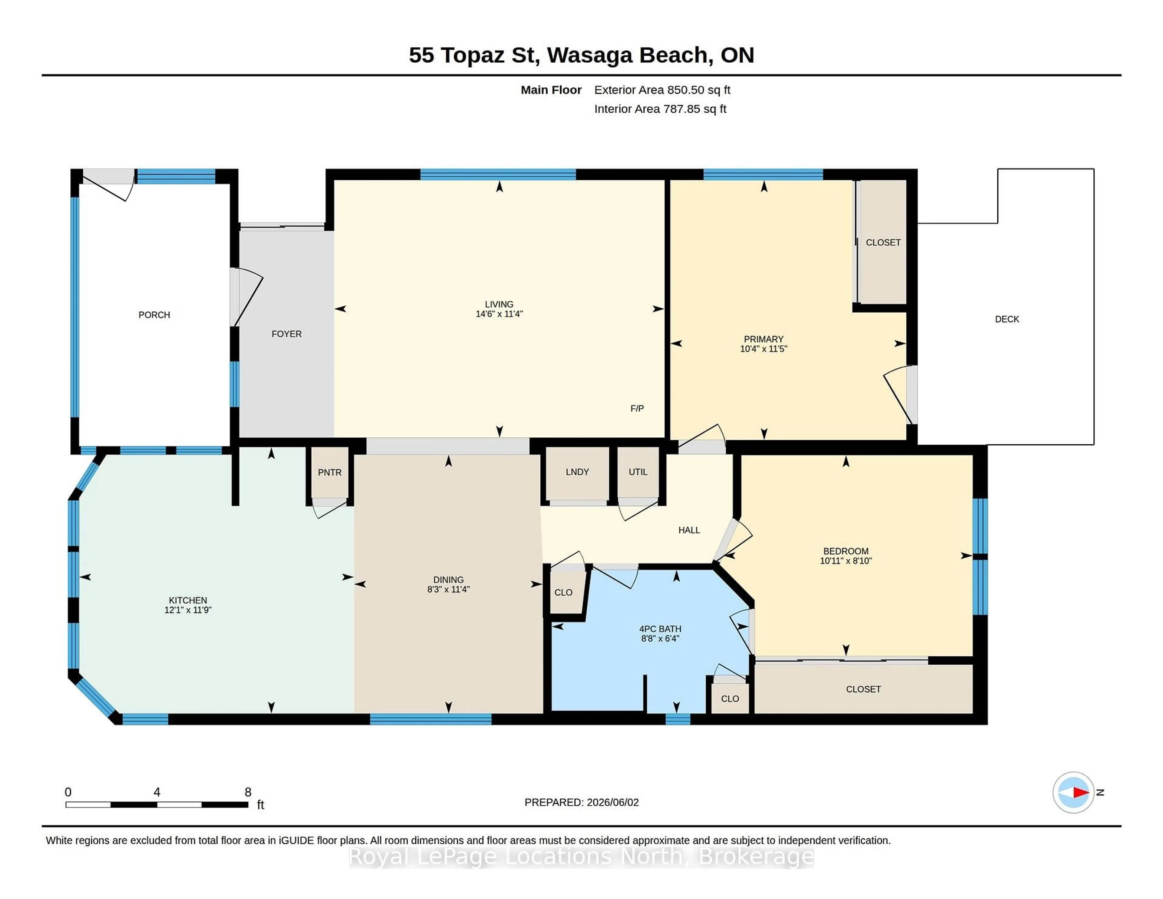 Floor plan for 55 Topaz St, Wasaga Beach Ontario L9Z 1X7