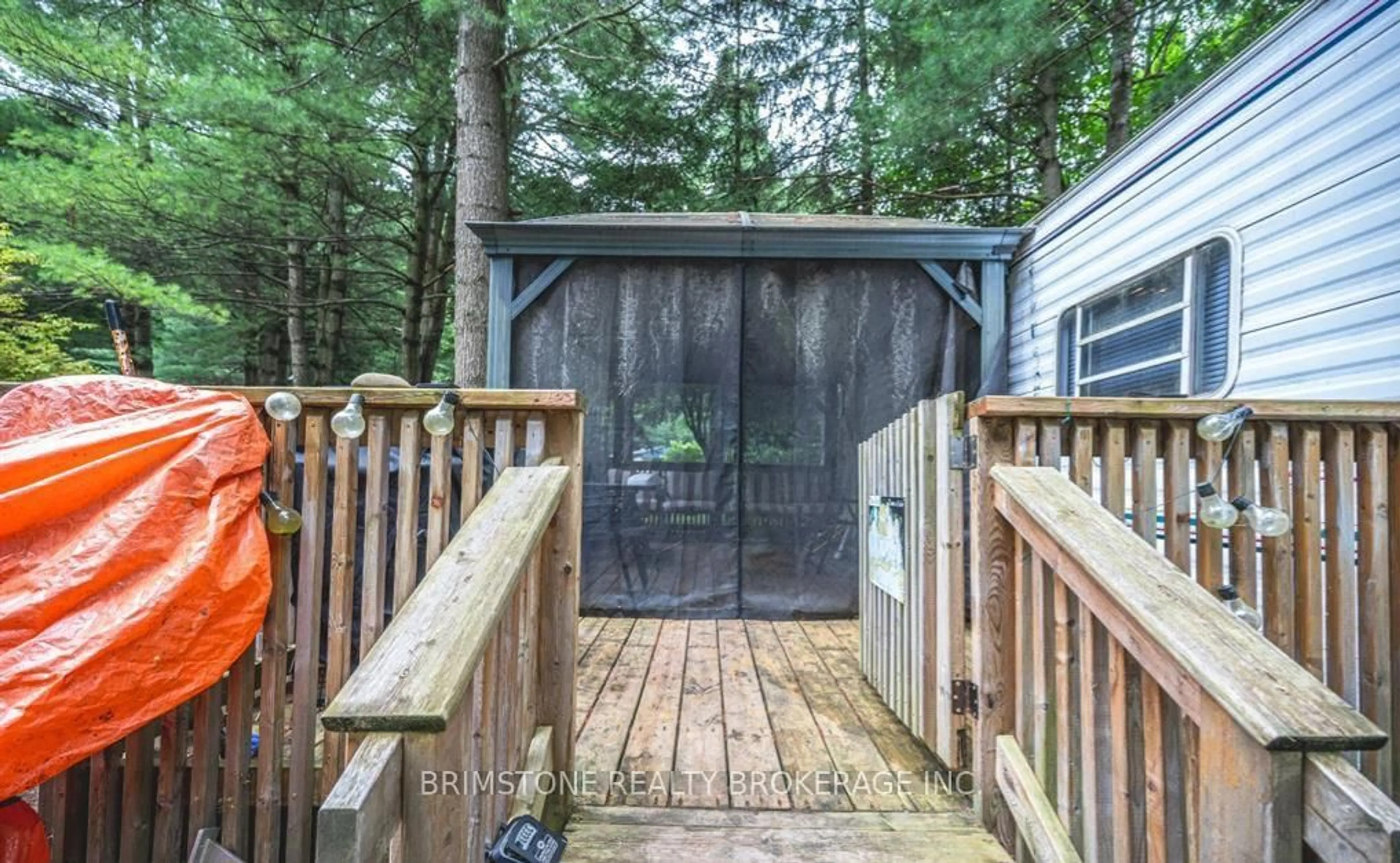 Patio, forest/trees view for 5216 County 90 Rd #51, Springwater Ontario L0M 1T2