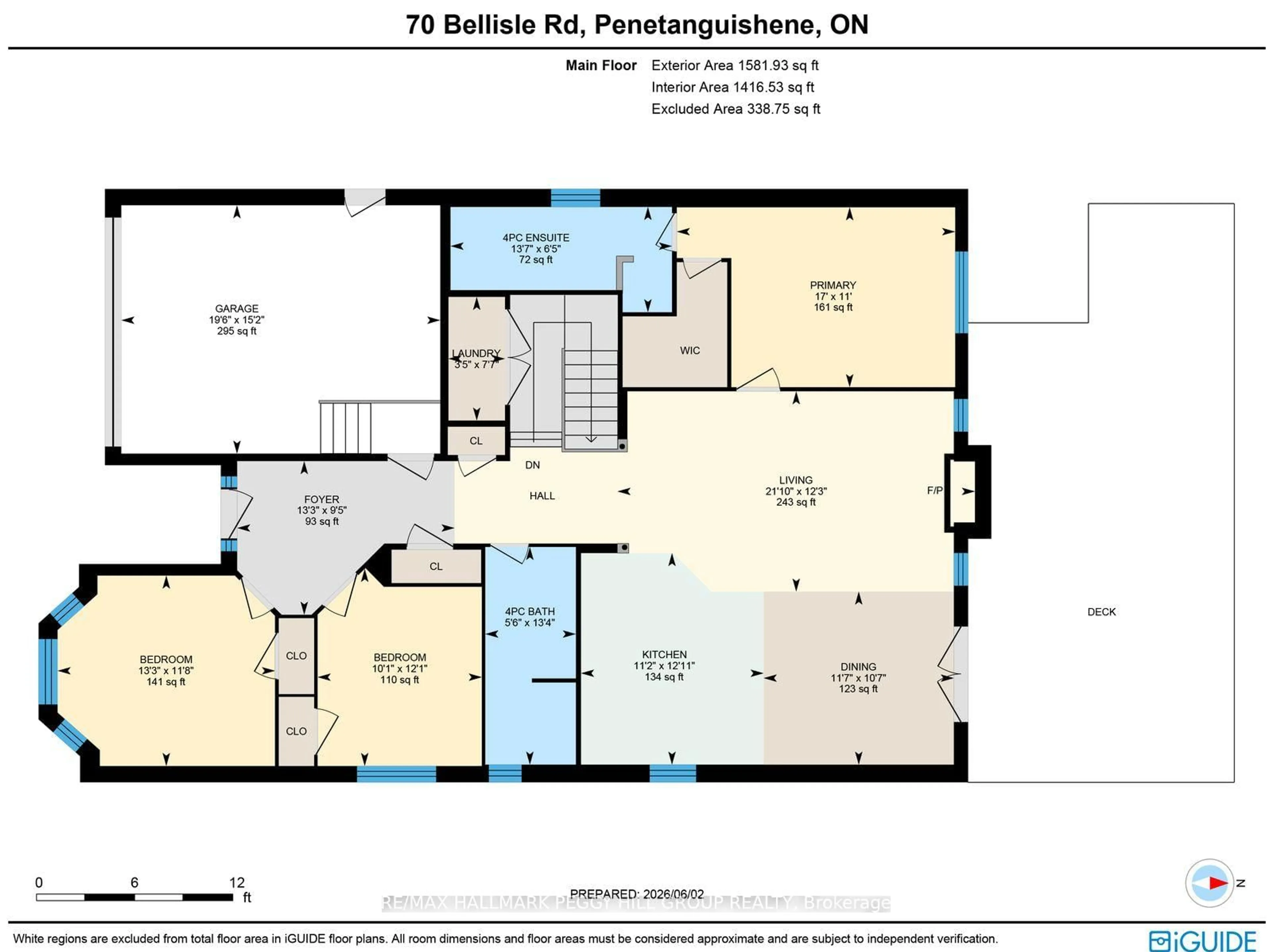 Floor plan for 70 Bellisle Rd, Penetanguishene Ontario L9M 0V6