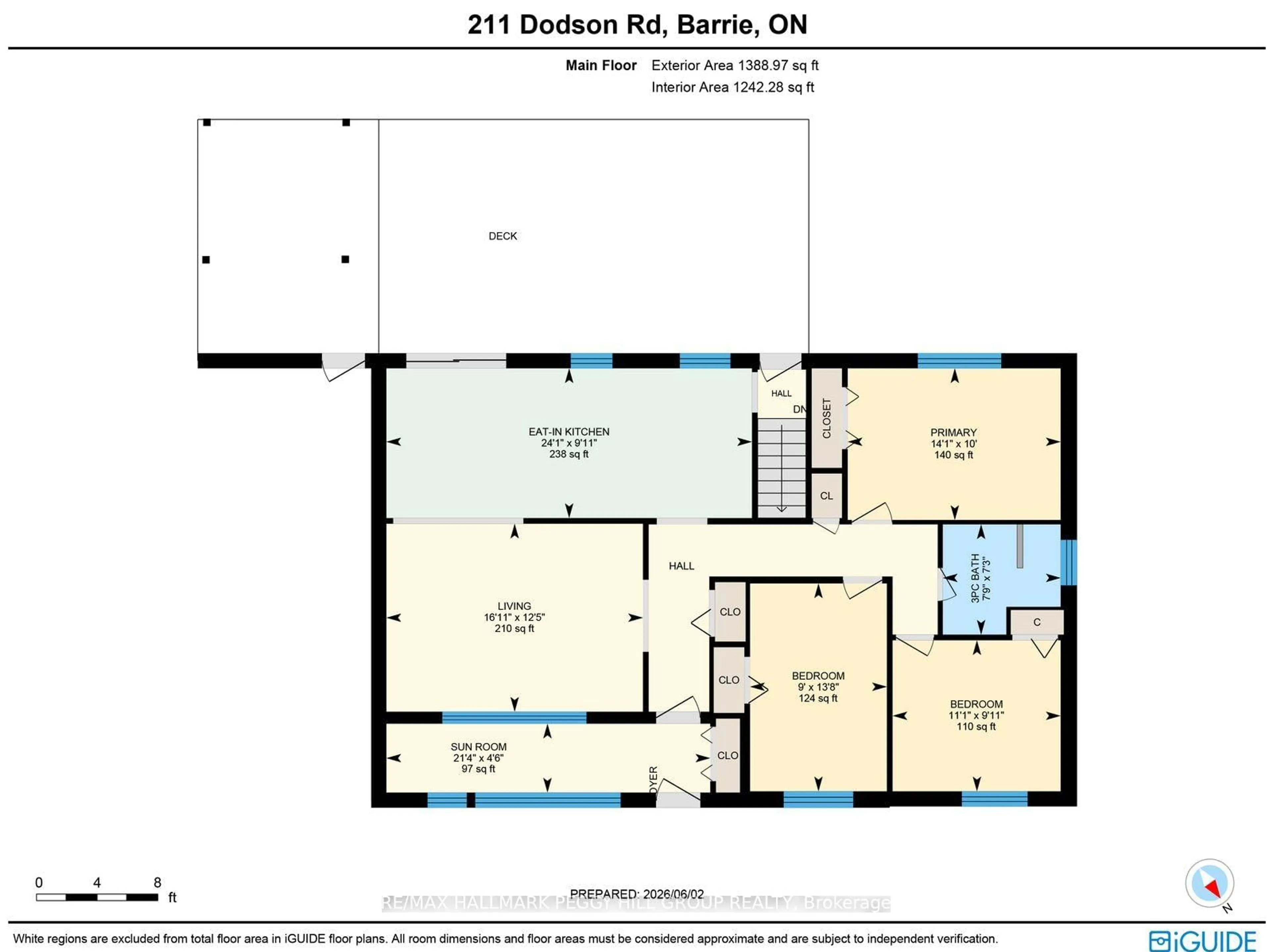 Floor plan for 211 Dodson Rd, Barrie Ontario L4N 4K2
