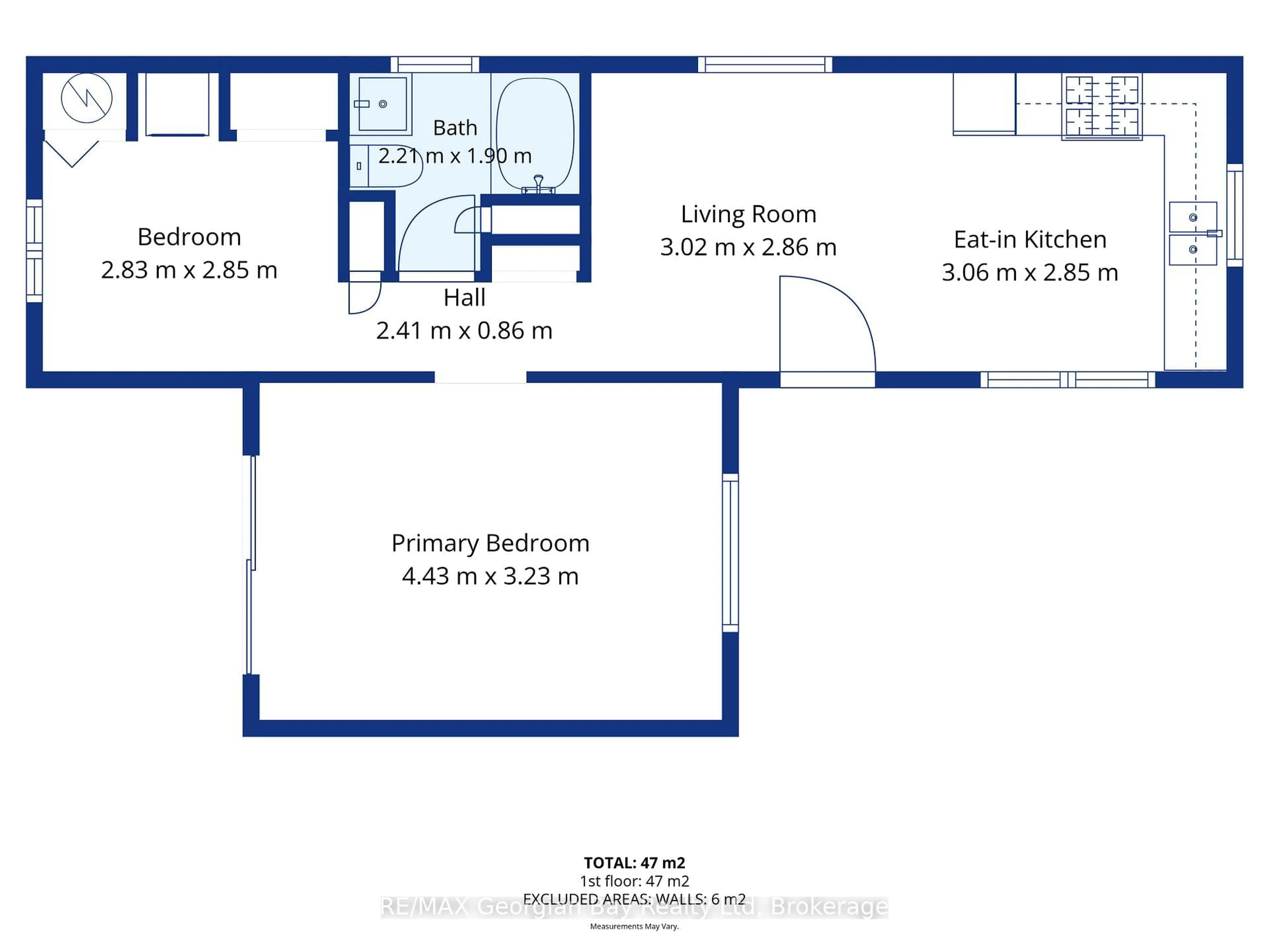 Floor plan for 24 Lakeshore Rd, Midland Ontario L4R 0B8