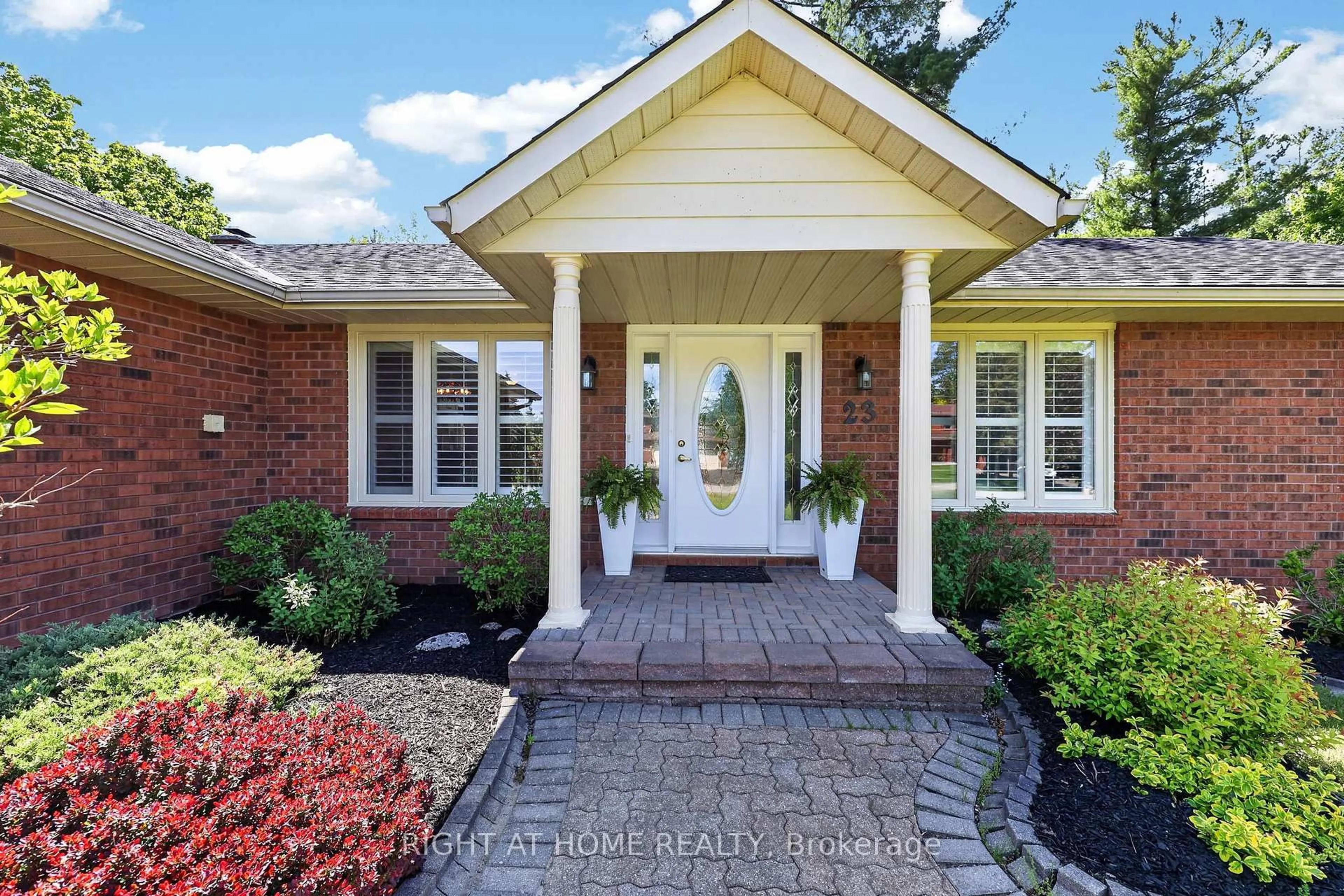 Home with brick exterior material, street for 23 Holloway Lane, Springwater Ontario L9X 0M7