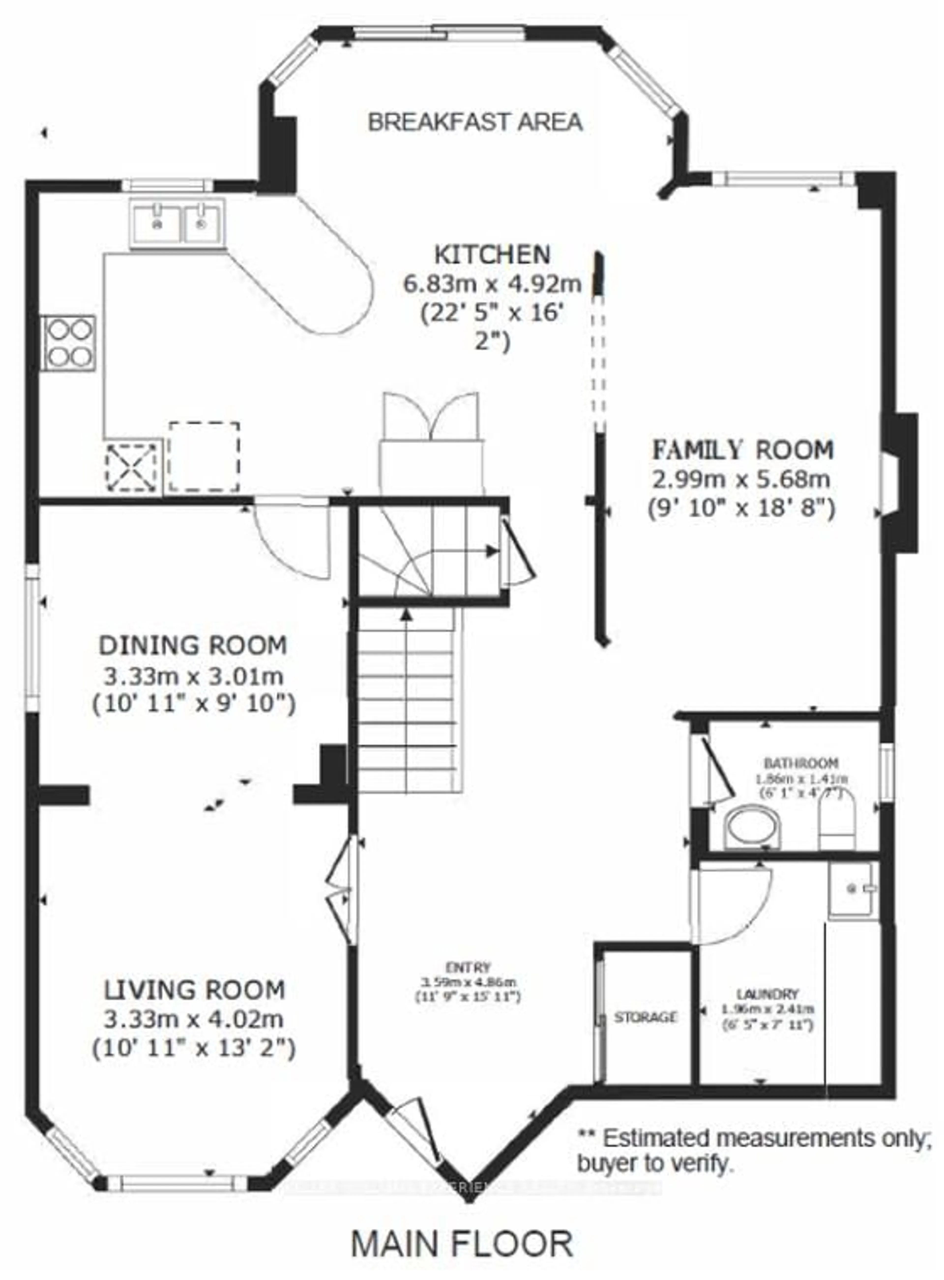 Floor plan for 25 Muir Dr, Barrie Ontario L4N 0J1