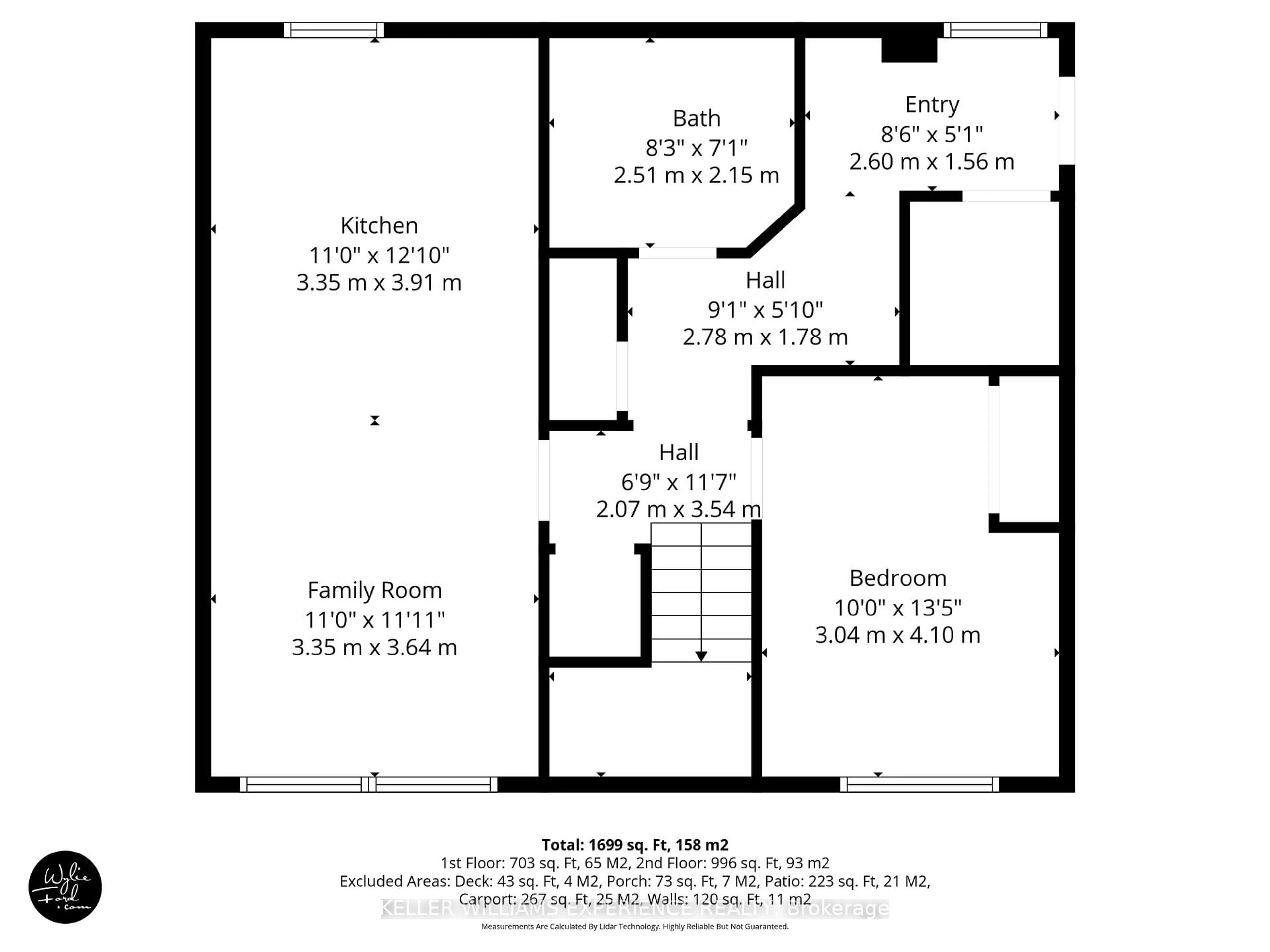 Floor plan for 158 CUNDLES Rd, Barrie Ontario L4M 2Z9
