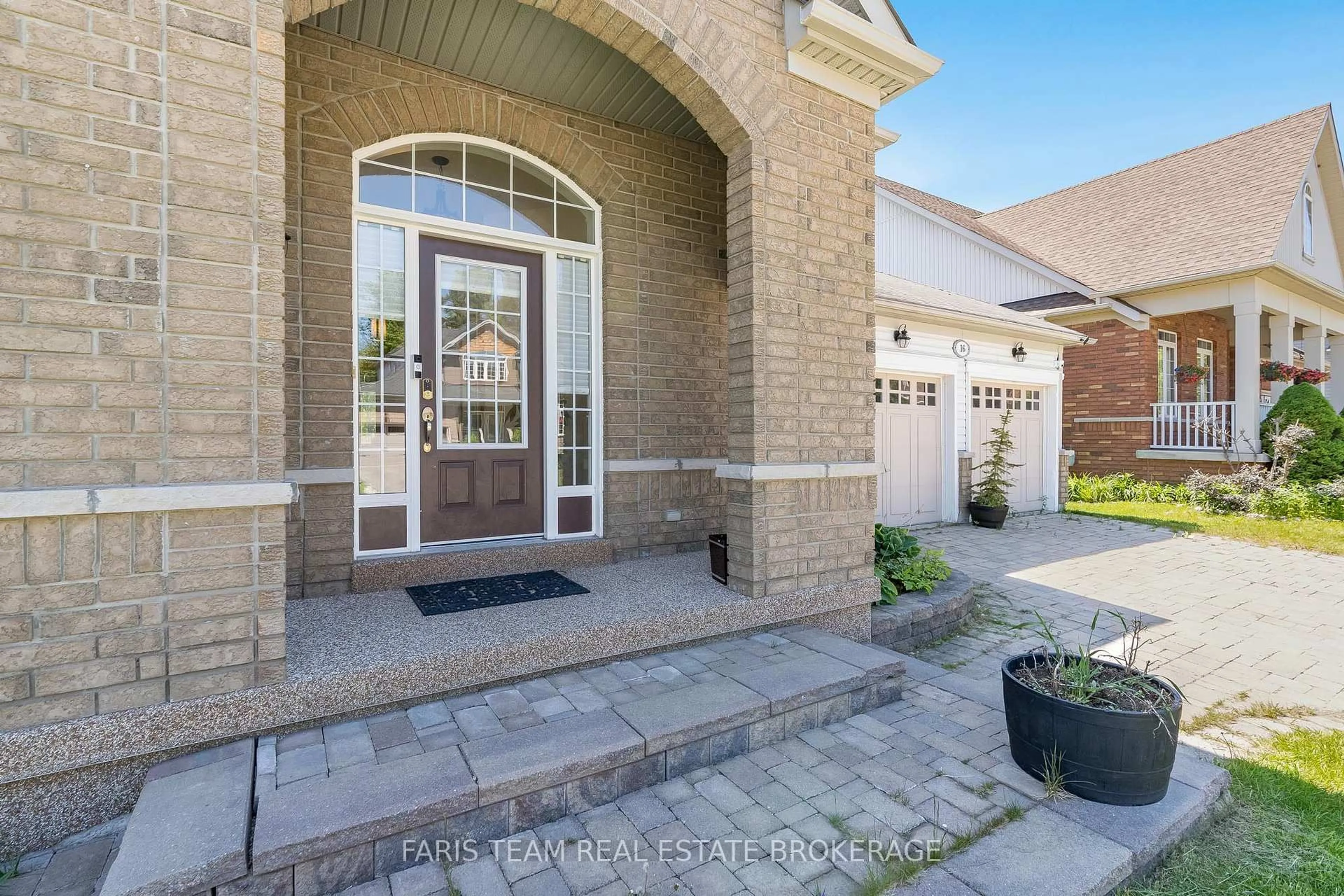 Home with brick exterior material, street for 16 Landscape Dr, Oro-Medonte Ontario L0L 2L0