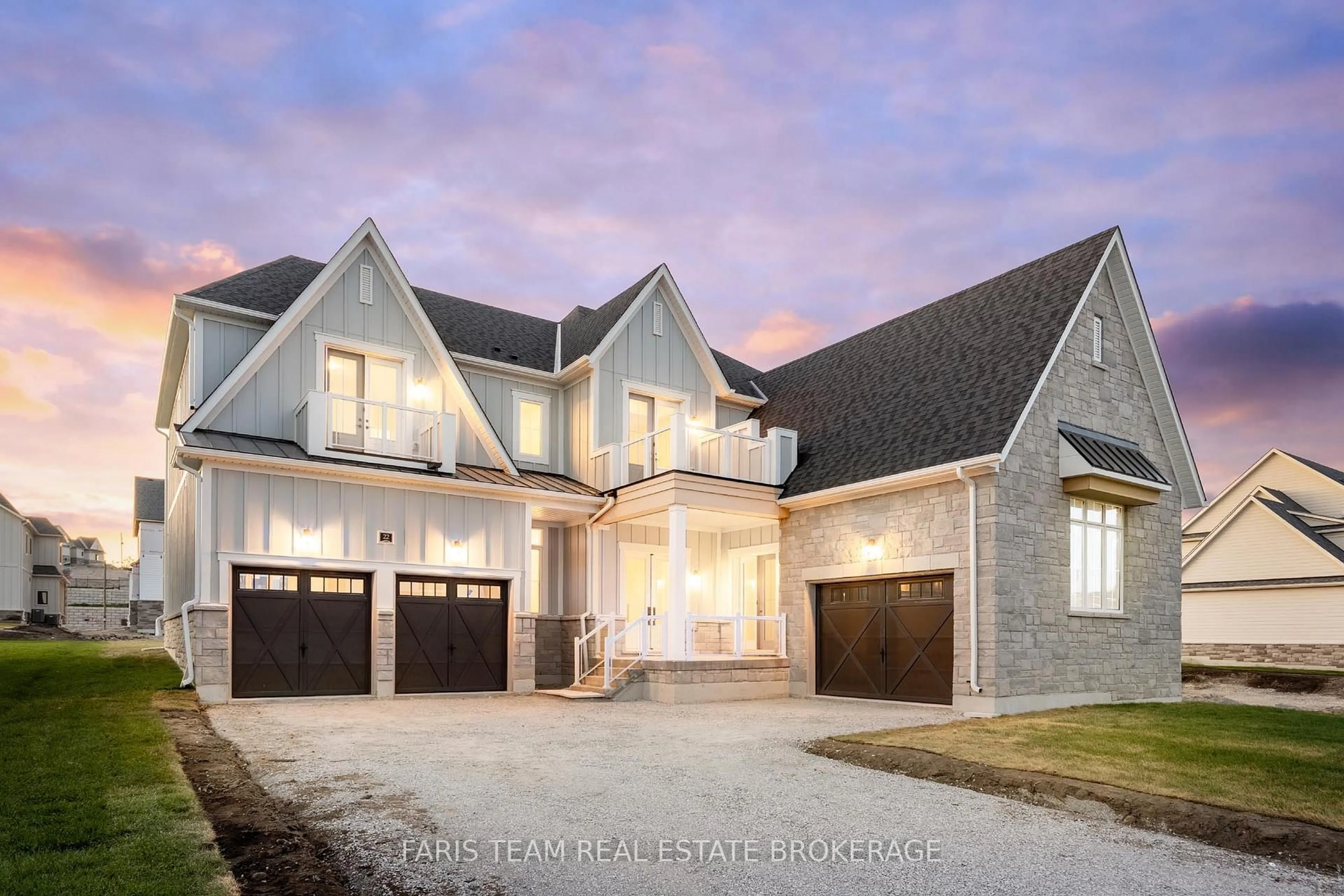 Home with brick exterior material, street for 22 Aldwinckle Ave, Oro-Medonte Ontario L0L 2L0