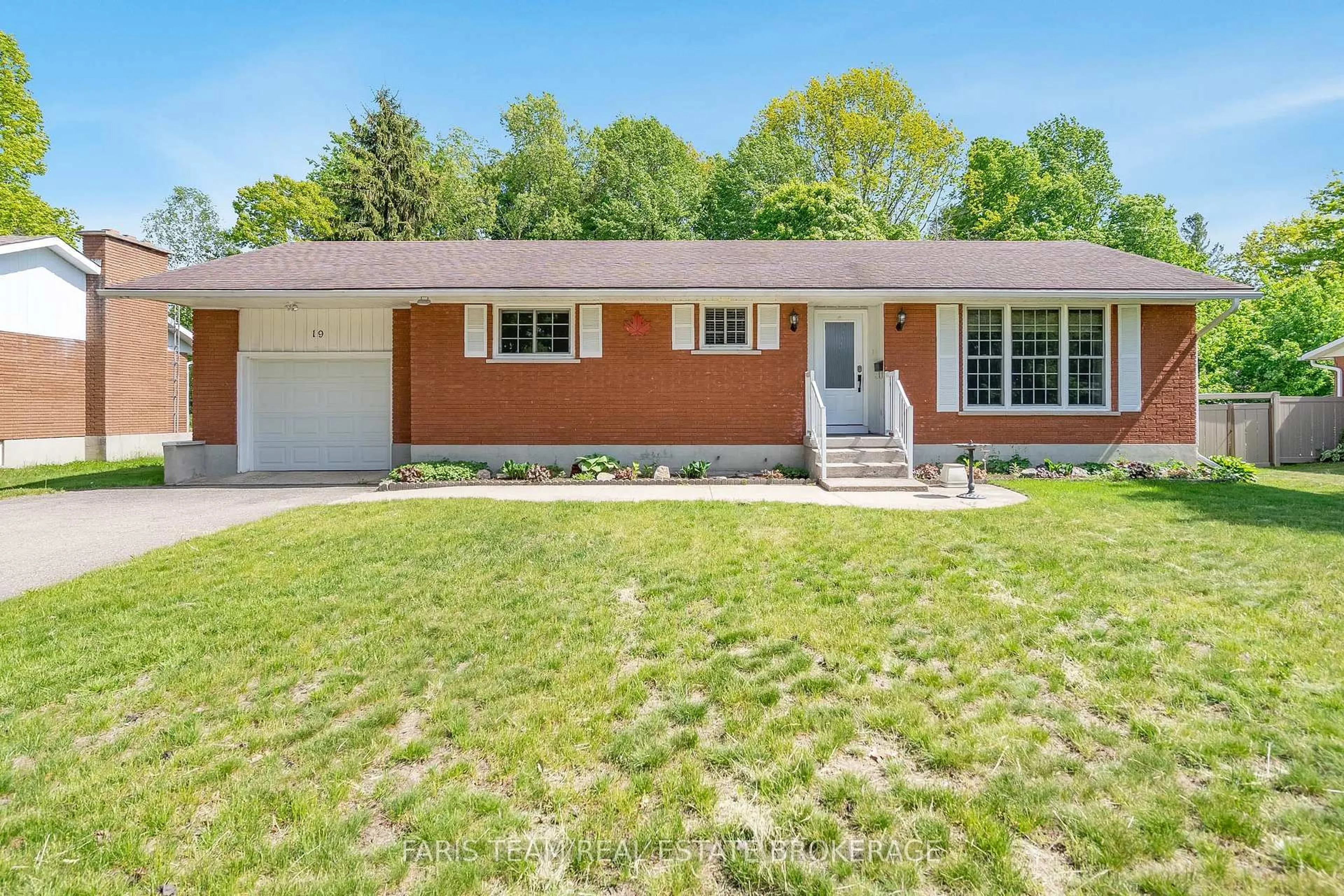Home with brick exterior material, street for 19 Maplegate Rd, Tiny Ontario L0L 2T0