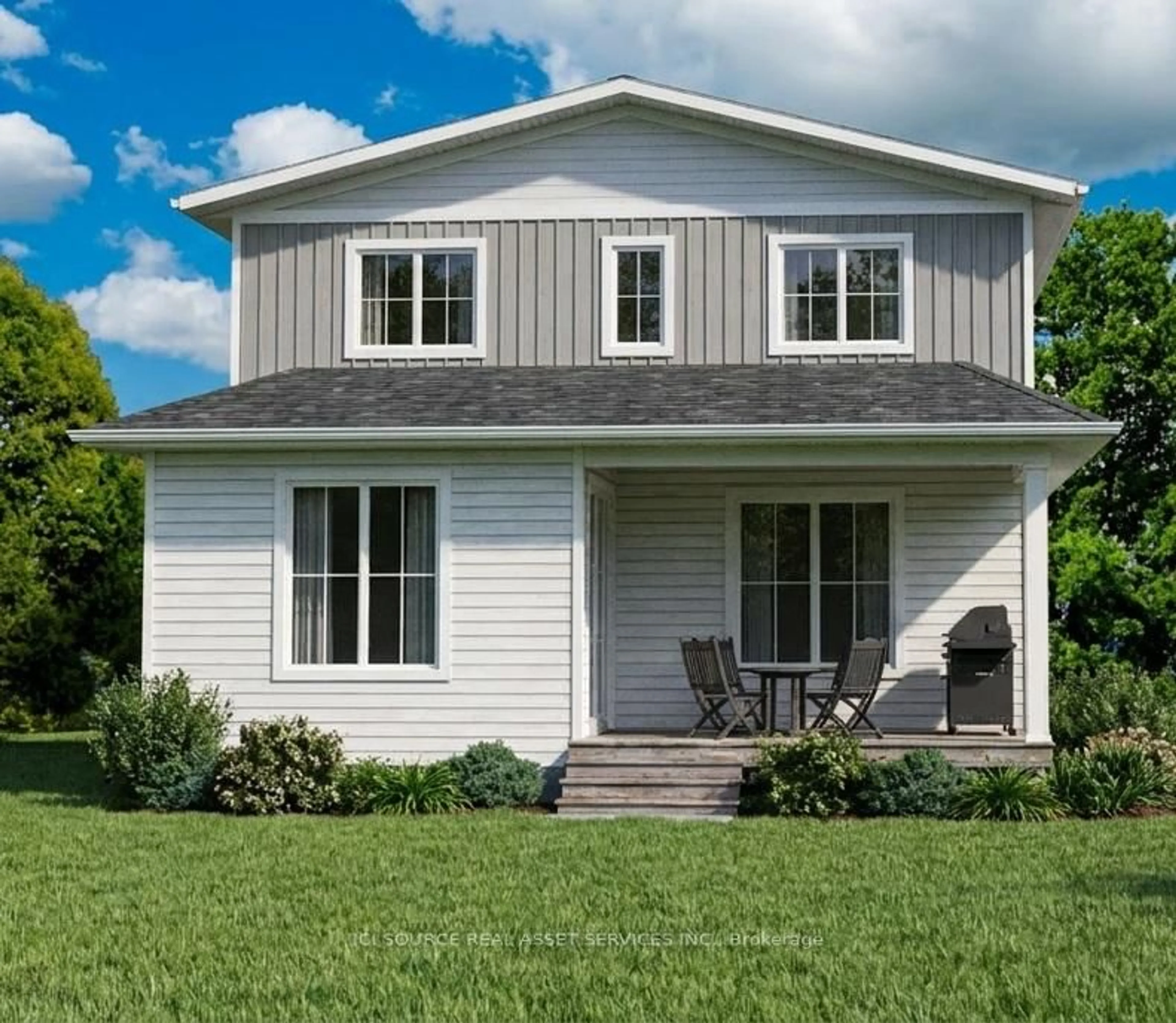 Home with vinyl exterior material, building for 2 Frederick Dr, Wasaga Beach Ontario L9Z 1P1