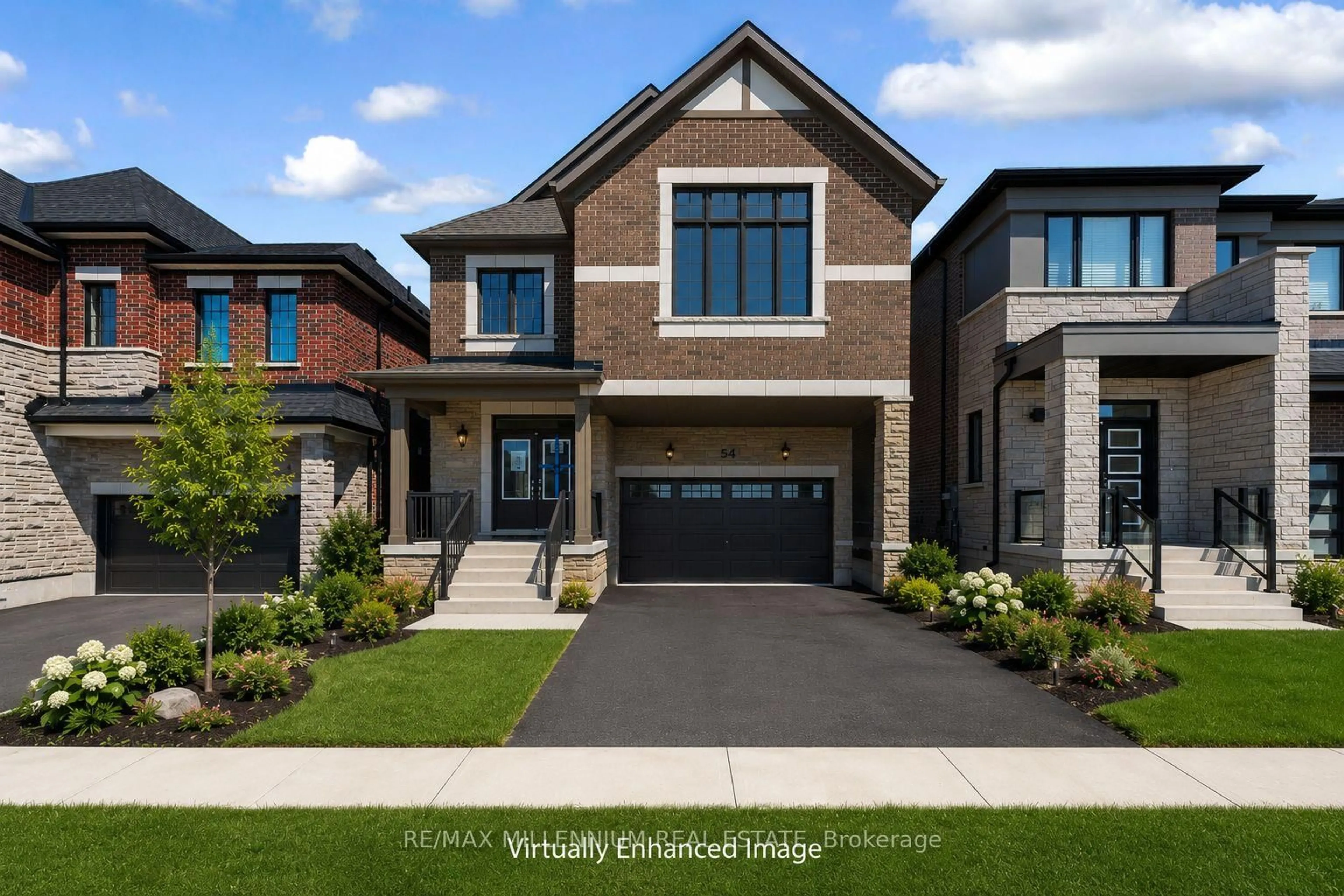 Home with brick exterior material, street for 54 Gretzky Ave, Barrie Ontario L9J 1A8