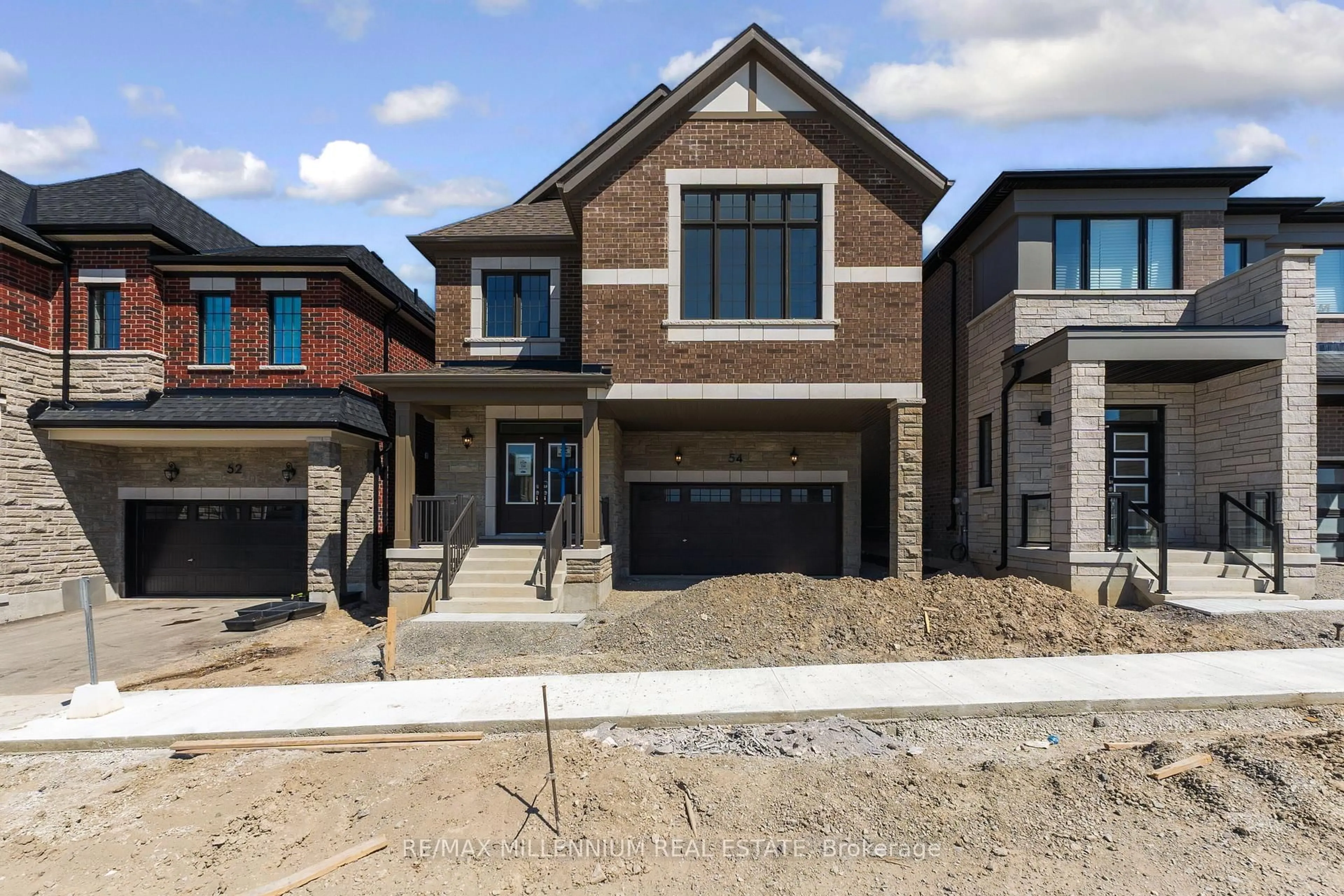 Home with brick exterior material, street for 54 Gretzky Ave, Barrie Ontario L9J 1A8