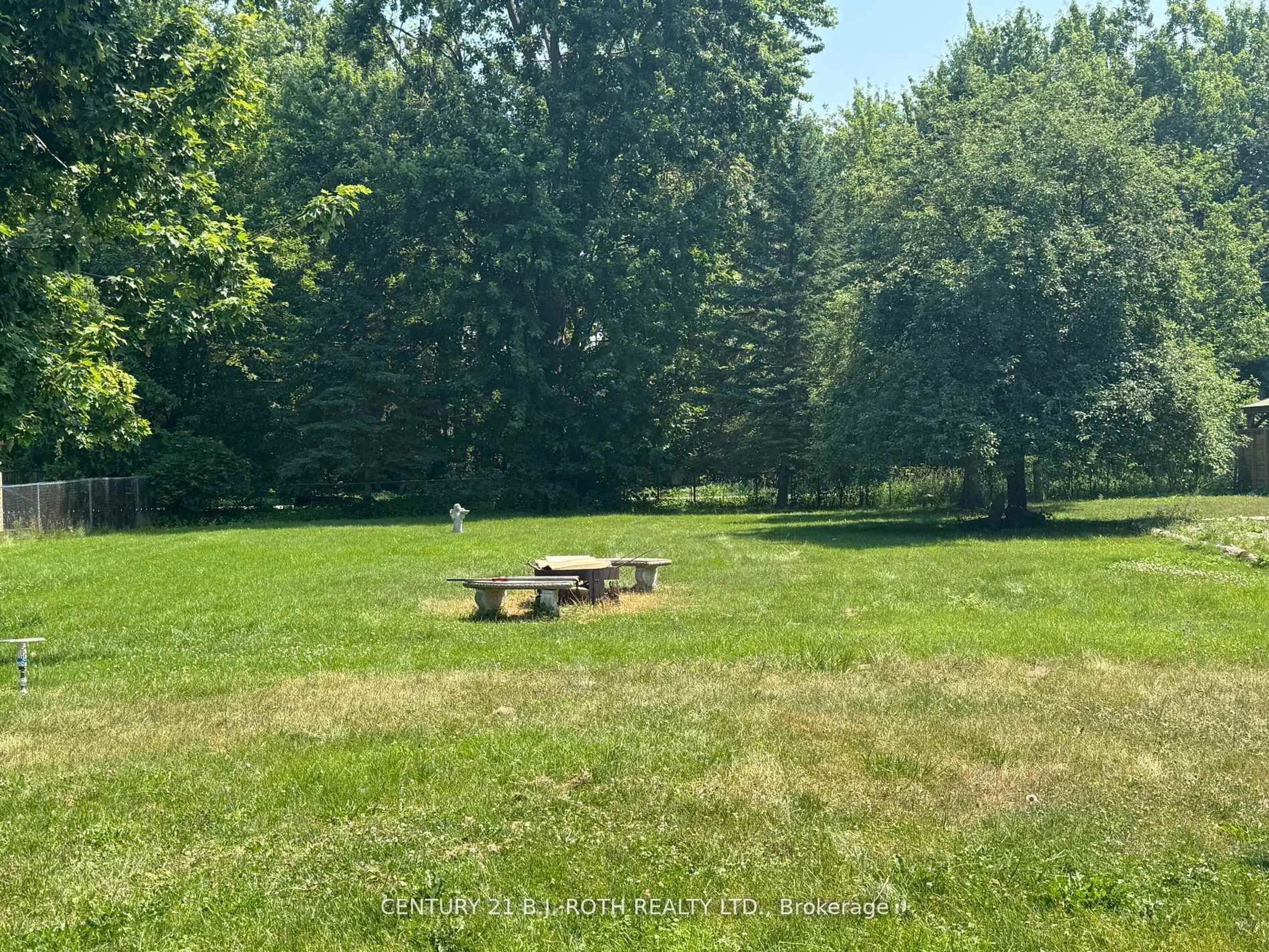 A pic from outside/outdoor area/front of a property/back of a property/a pic from drone, forest/trees view for 2745 Lone Birch Tr, Ramara Ontario L0K 1B0