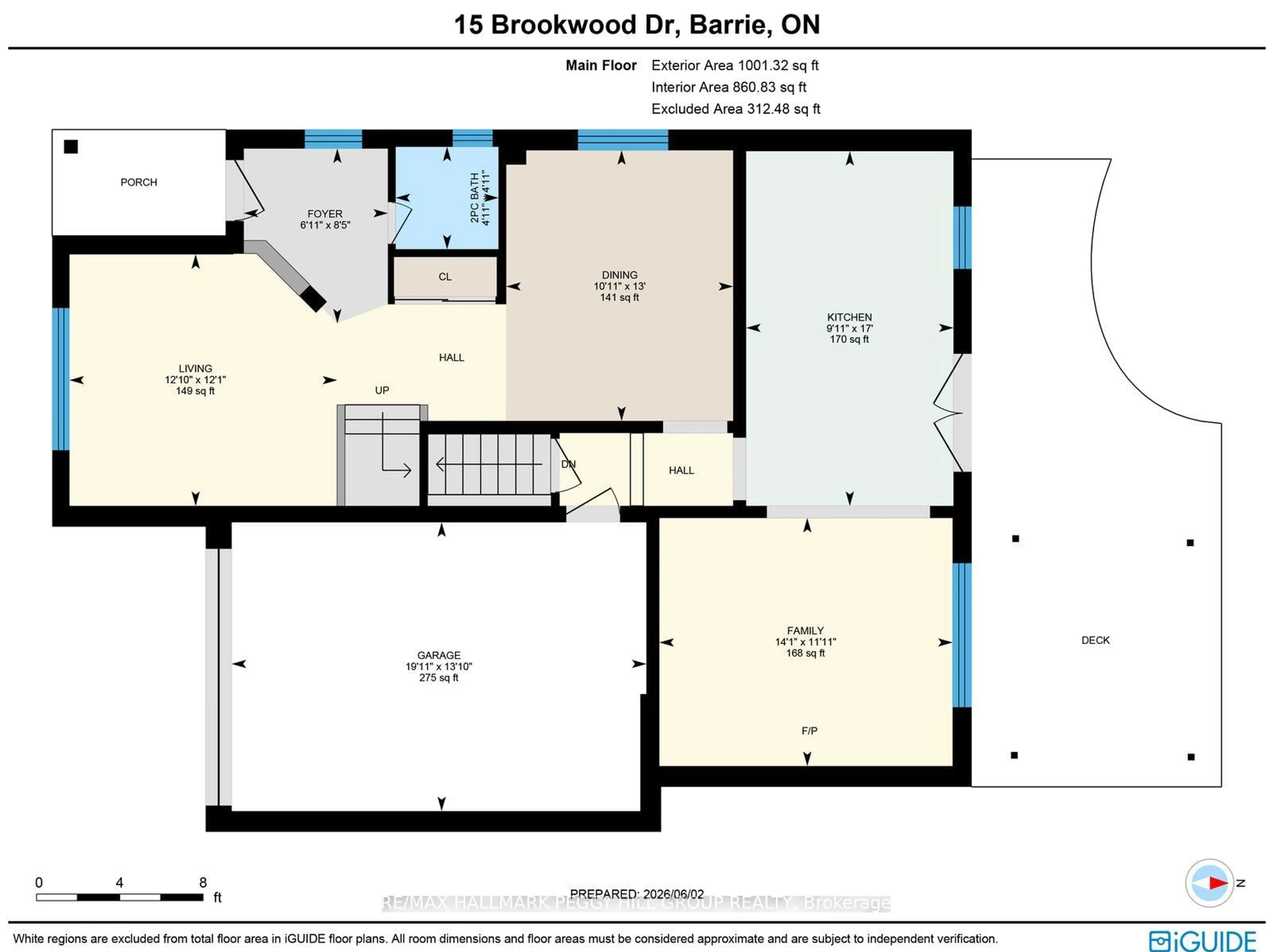Floor plan for 15 Brookwood Dr, Barrie Ontario L4N 0Z1