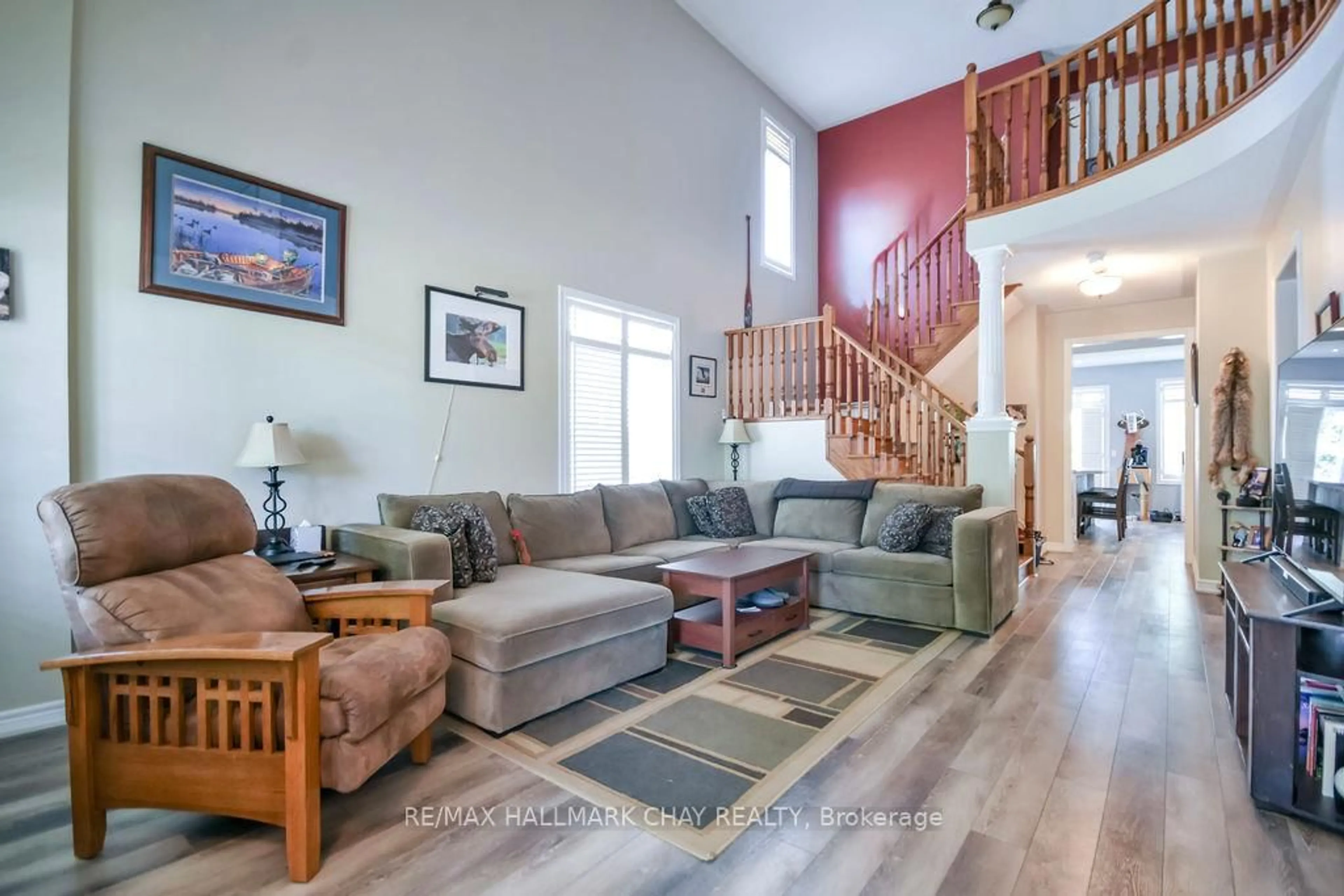 Living room with furniture, unknown for 34 Meadowood Dr, Wasaga Beach Ontario L9Z 3B9