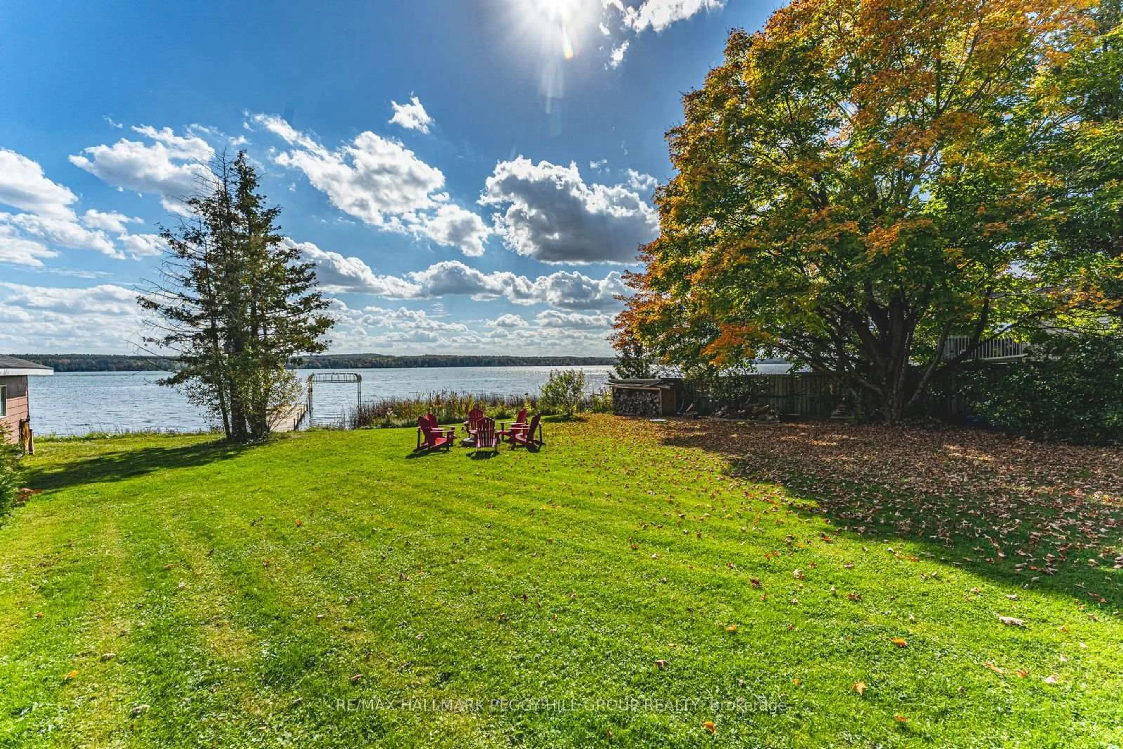 Patio, water/lake/river/ocean view for 5724 Penetanguishene Rd, Springwater Ontario L0L 1P0