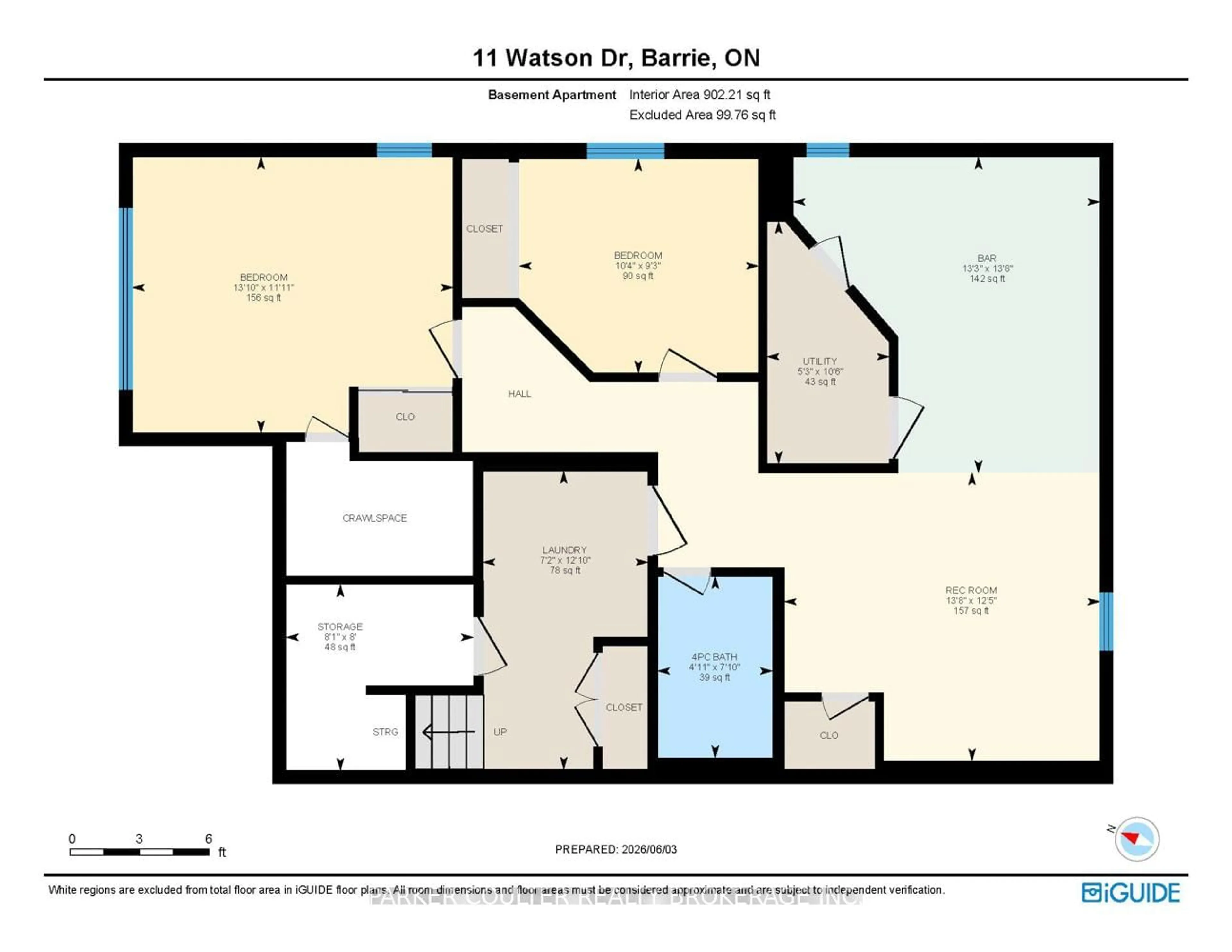 Floor plan for 11 Watson Dr, Barrie Ontario L4M 6W3
