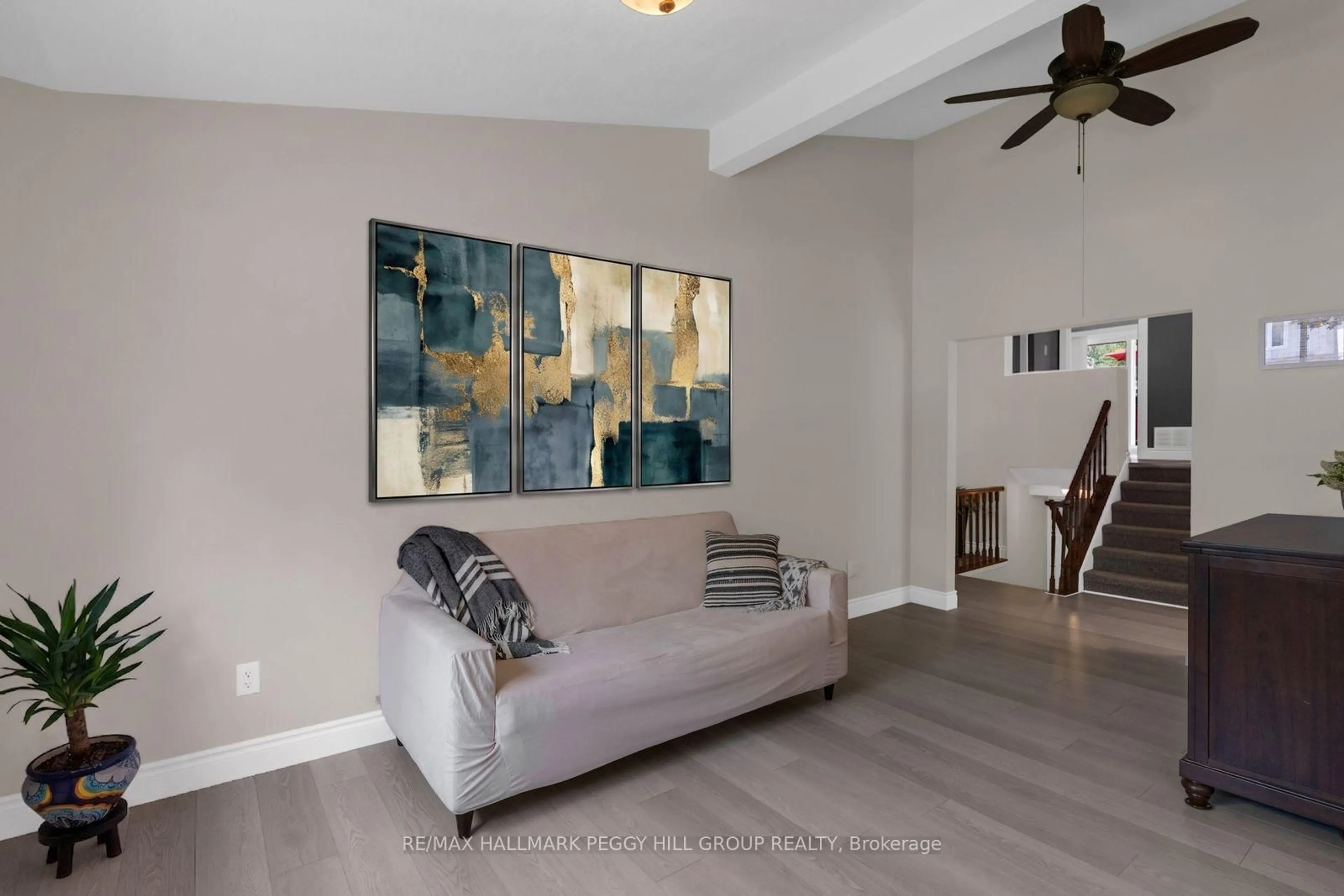 Living room with furniture, unknown for 49 Noam Dr, Barrie Ontario L4N 4N4