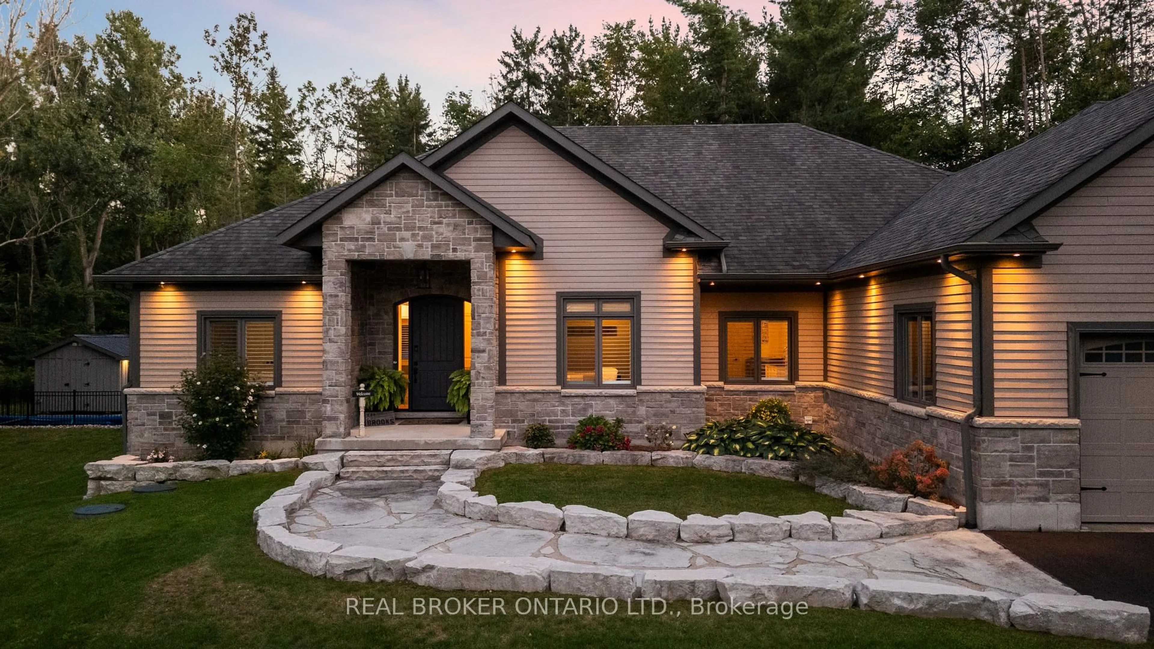 Home with brick exterior material, mountain view for 49 Sydenham Tr, Clearview Ontario L0M 1H0