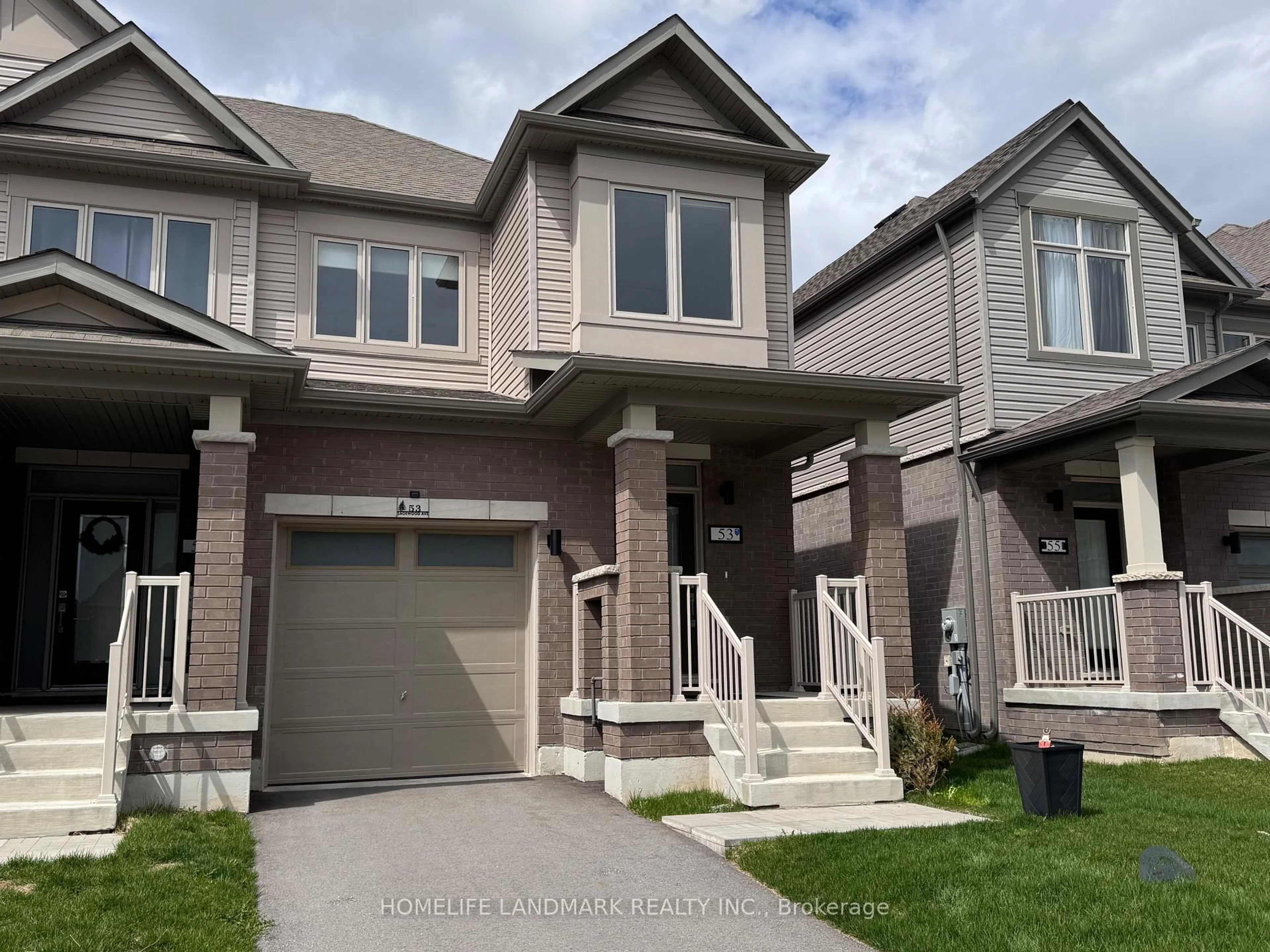 Home with brick exterior material, street for 53 Sagewood Ave, Barrie Ontario L9J 0K4