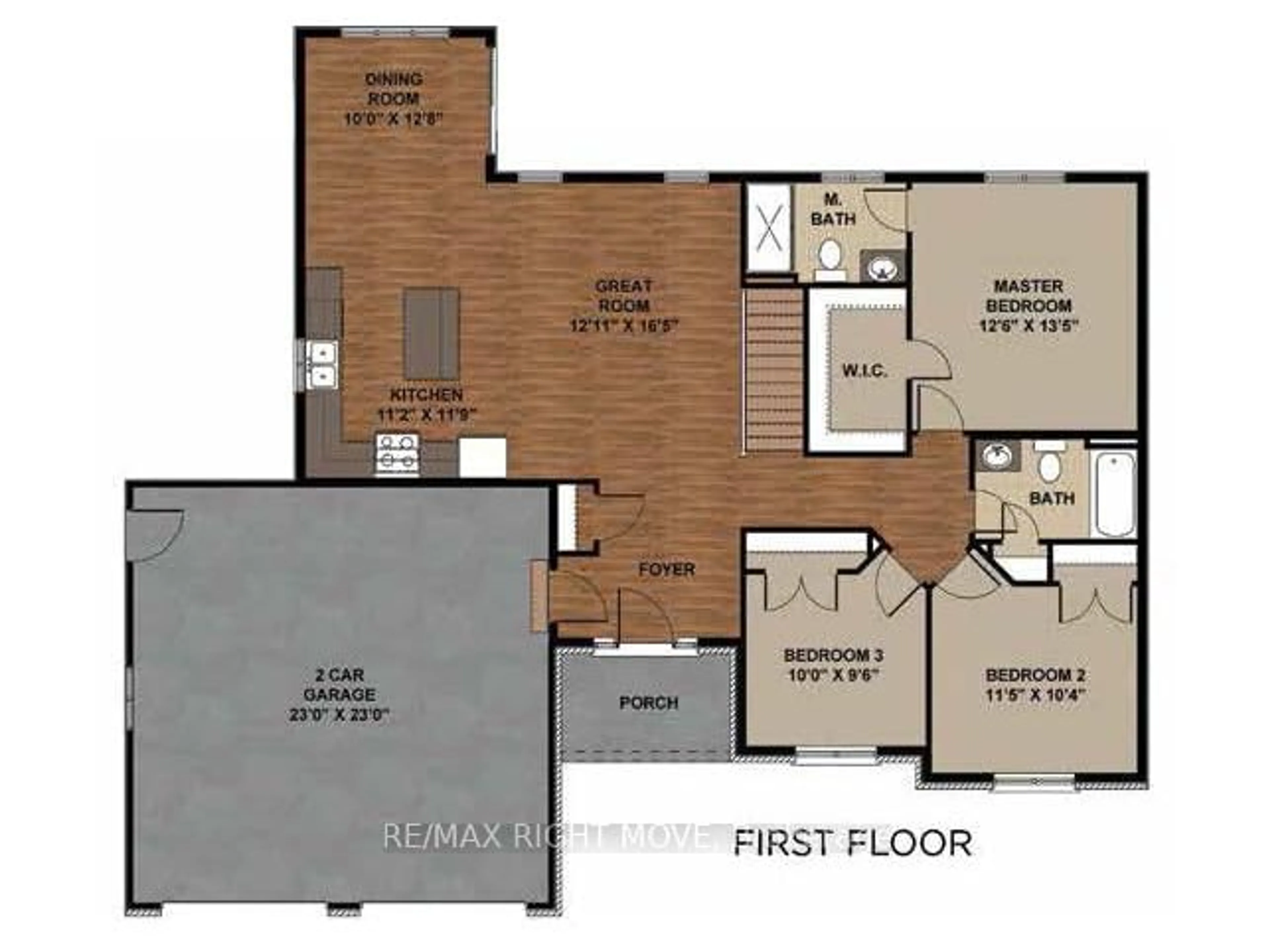 Floor plan for 2019 Rudolph Crt, Severn Ontario L3V 7A6