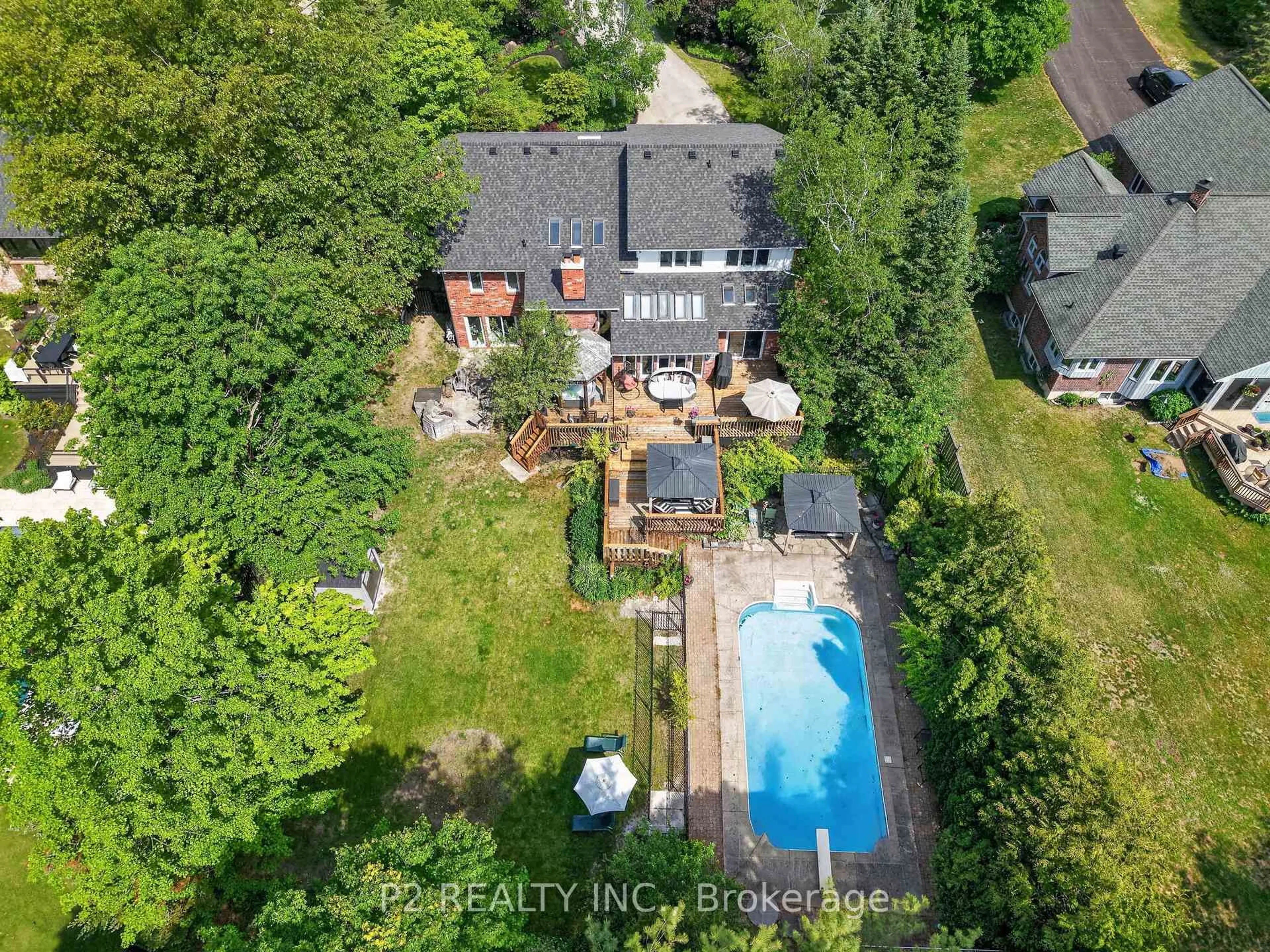 A pic from outside/outdoor area/front of a property/back of a property/a pic from drone, unknown for 35 Jodies Lane, Springwater Ontario L0L 1X1