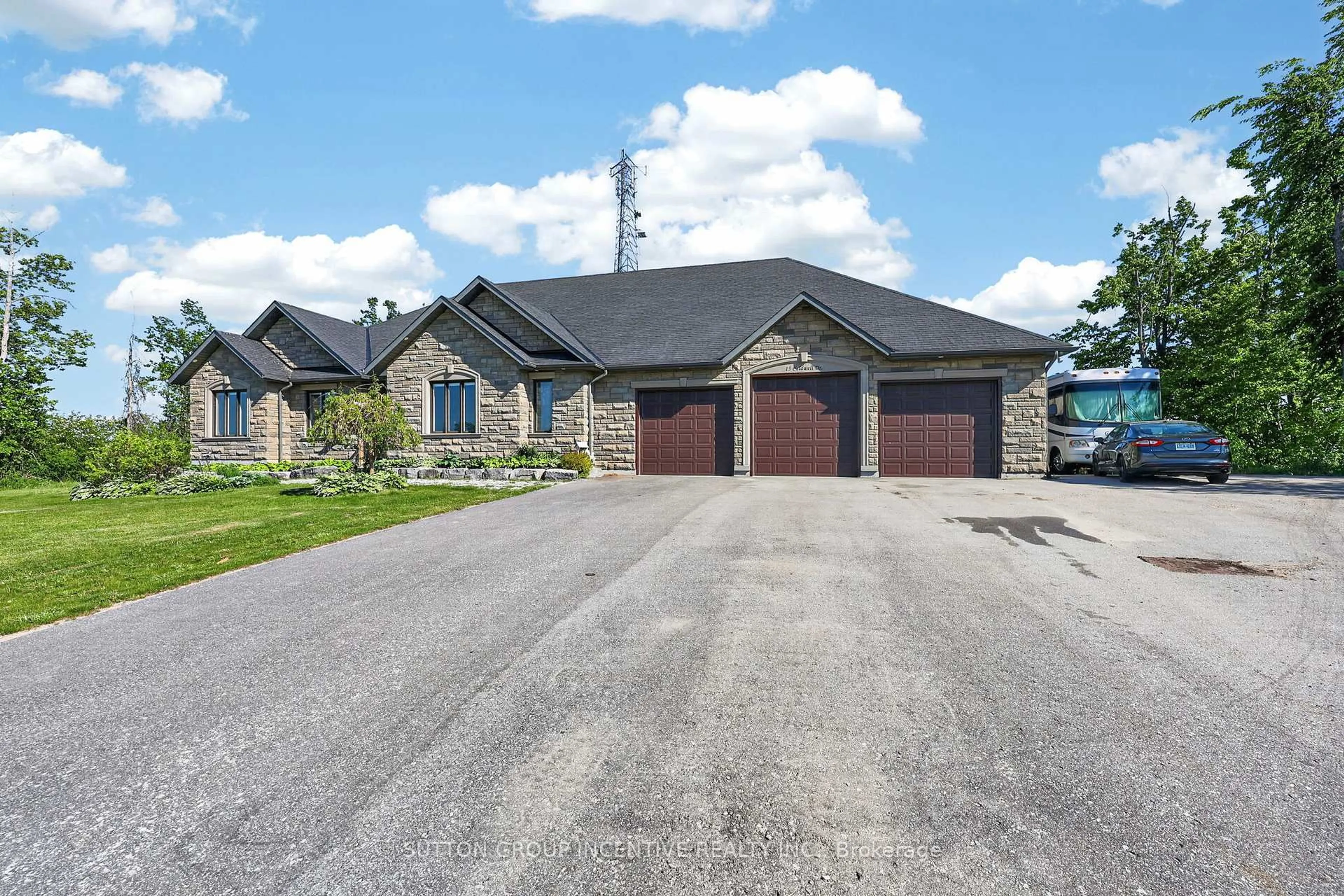 Home with brick exterior material, street for 15 Caldwell Dr, Oro-Medonte Ontario L0L 2L0