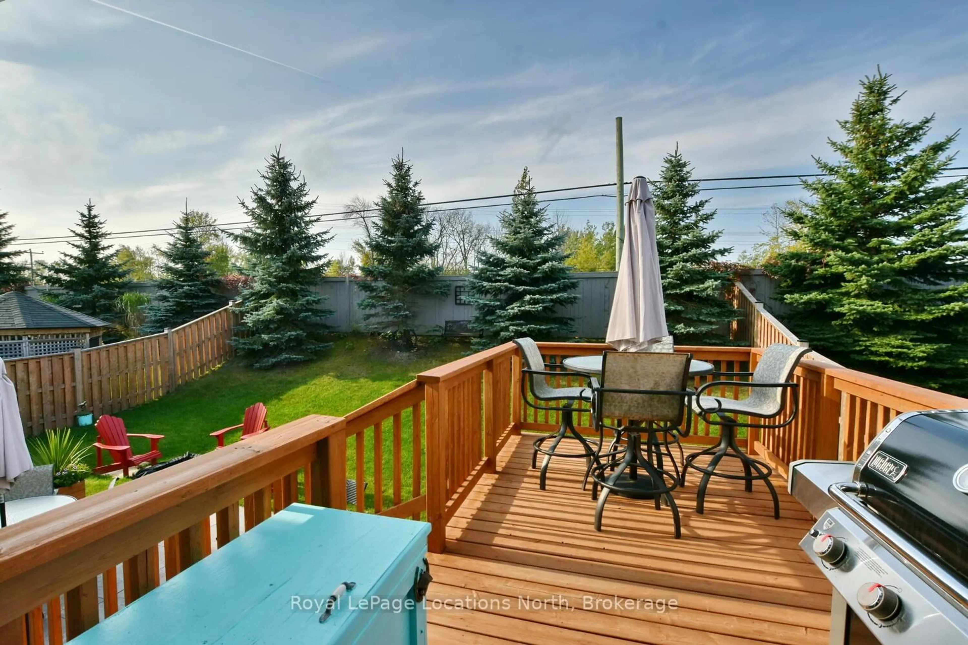 Patio, water/lake/river/ocean view for 26 Starboard Circ, Wasaga Beach Ontario L9Z 0E9
