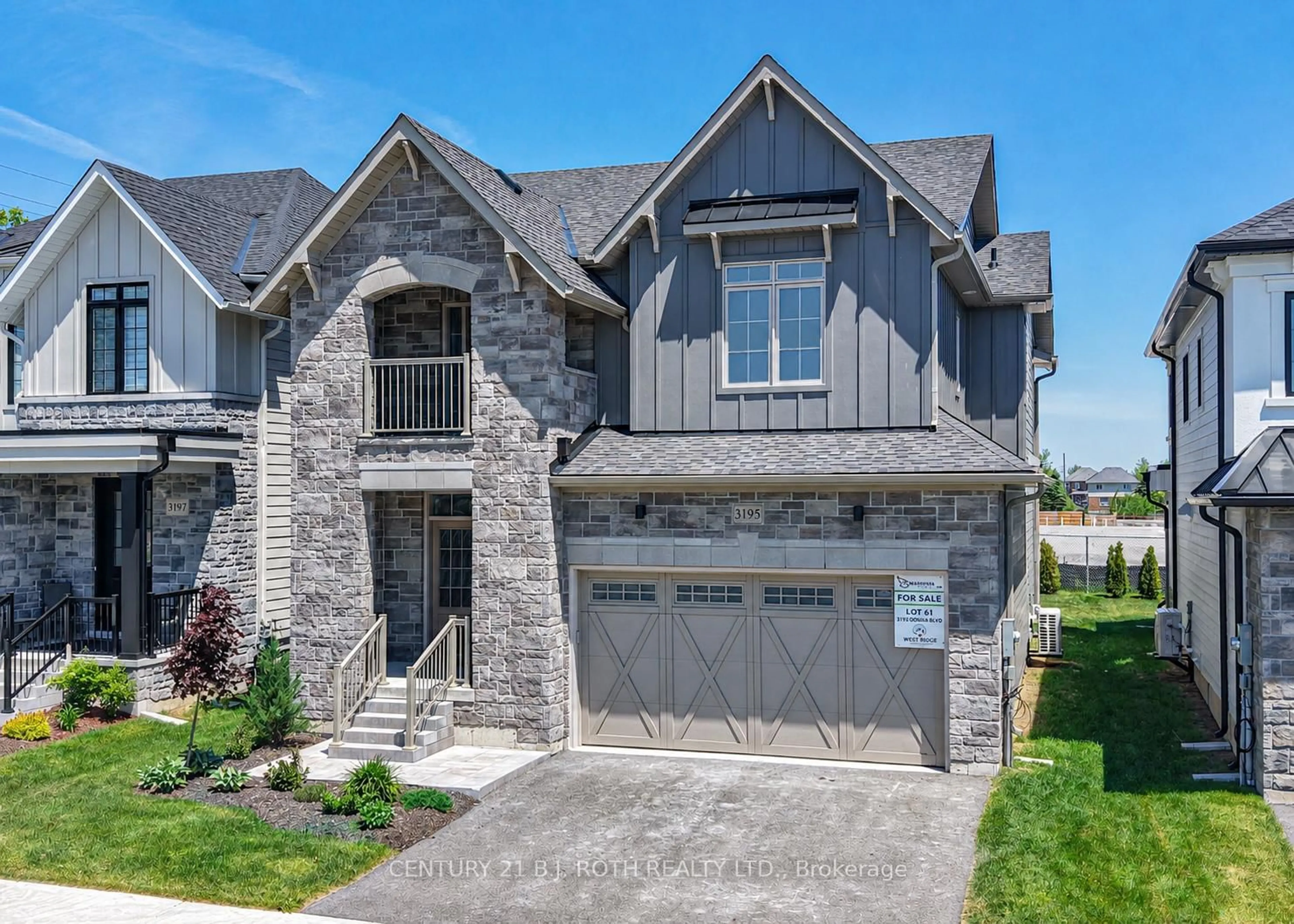 Home with brick exterior material, street for 3195 Orion Blvd, Orillia Ontario L3V 8M6