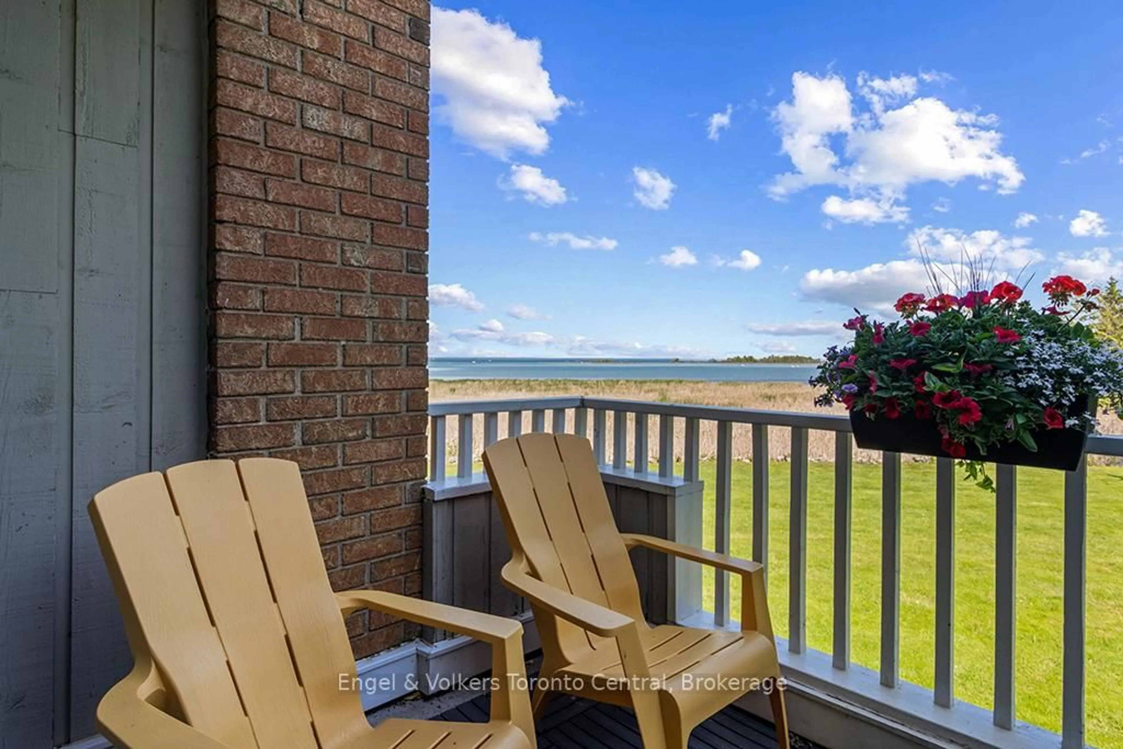 Balcony in the apartment, water/lake/river/ocean view for 2 Ramblings Way #8, Collingwood Ontario L9Y 5C6