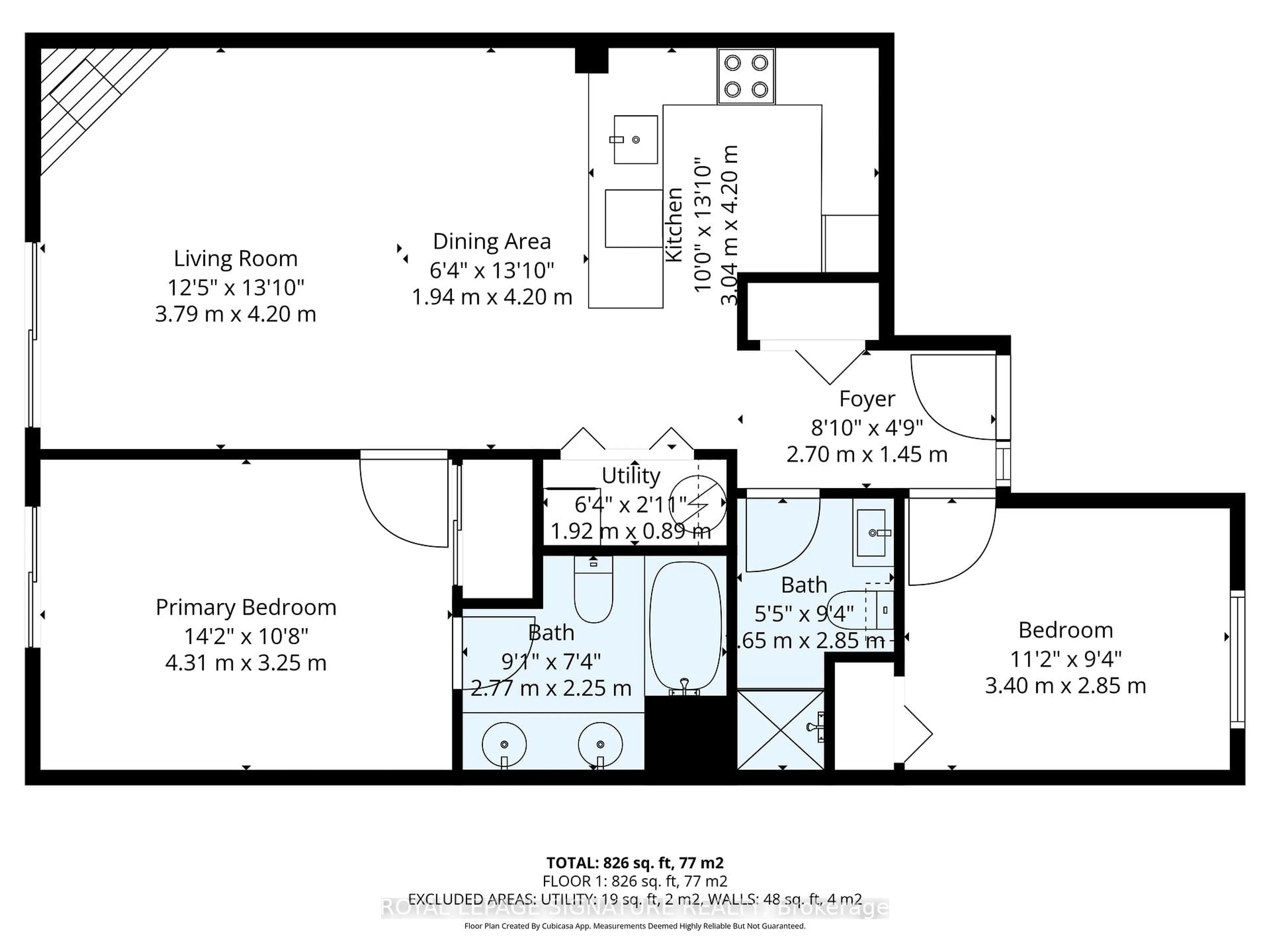 Floor plan for 49 Trott Blvd #179, Collingwood Ontario L9Y 5B8