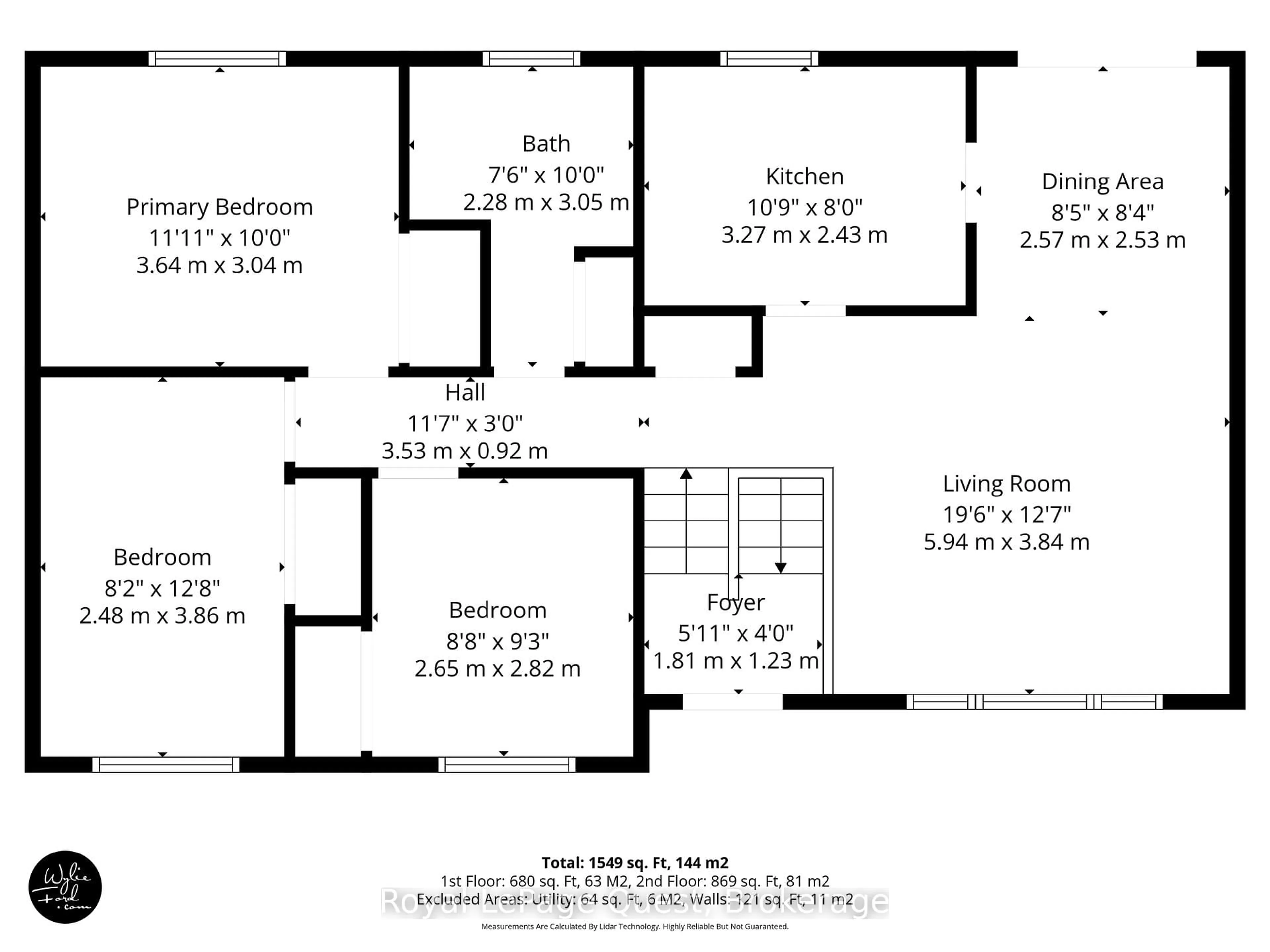 Floor plan for 48 Courtland St, Orillia Ontario L3V 1A7