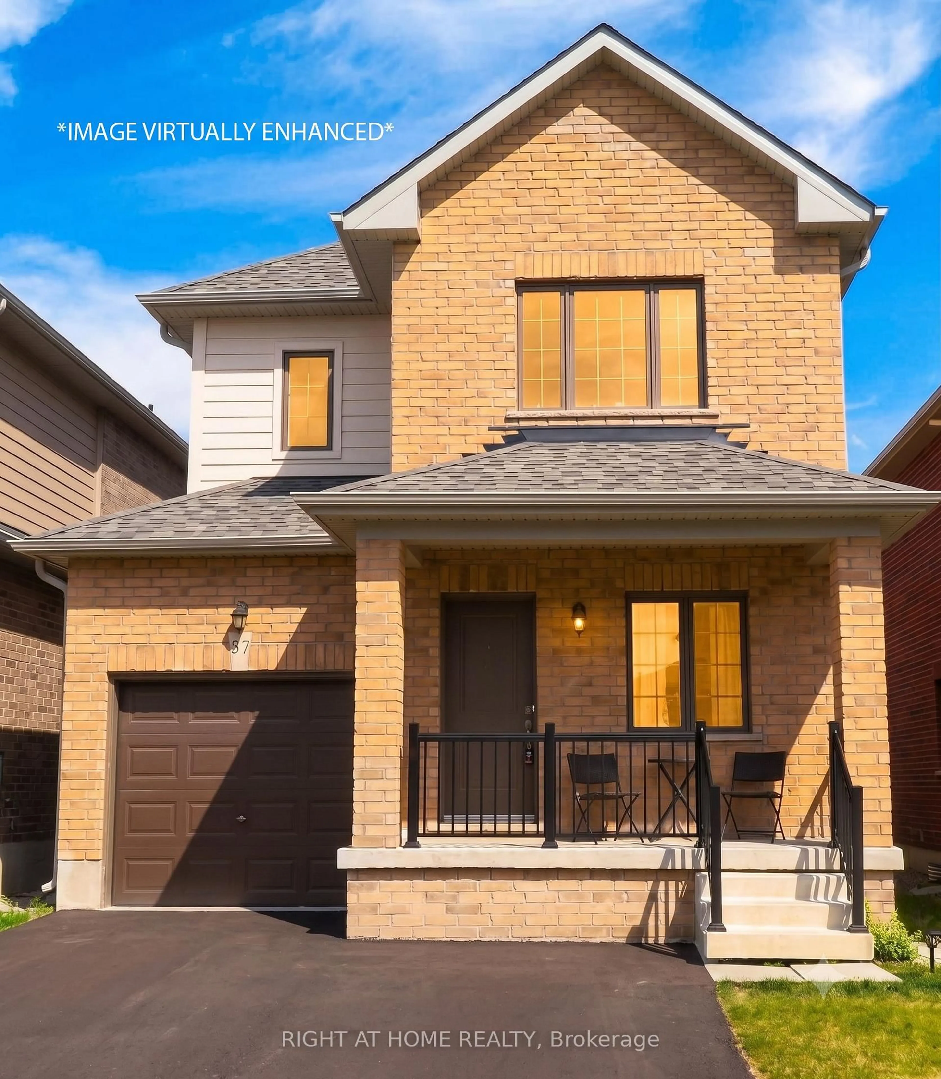 Home with brick exterior material, street for 37 Bedford Estates Cres, Barrie Ontario L4N 9K5