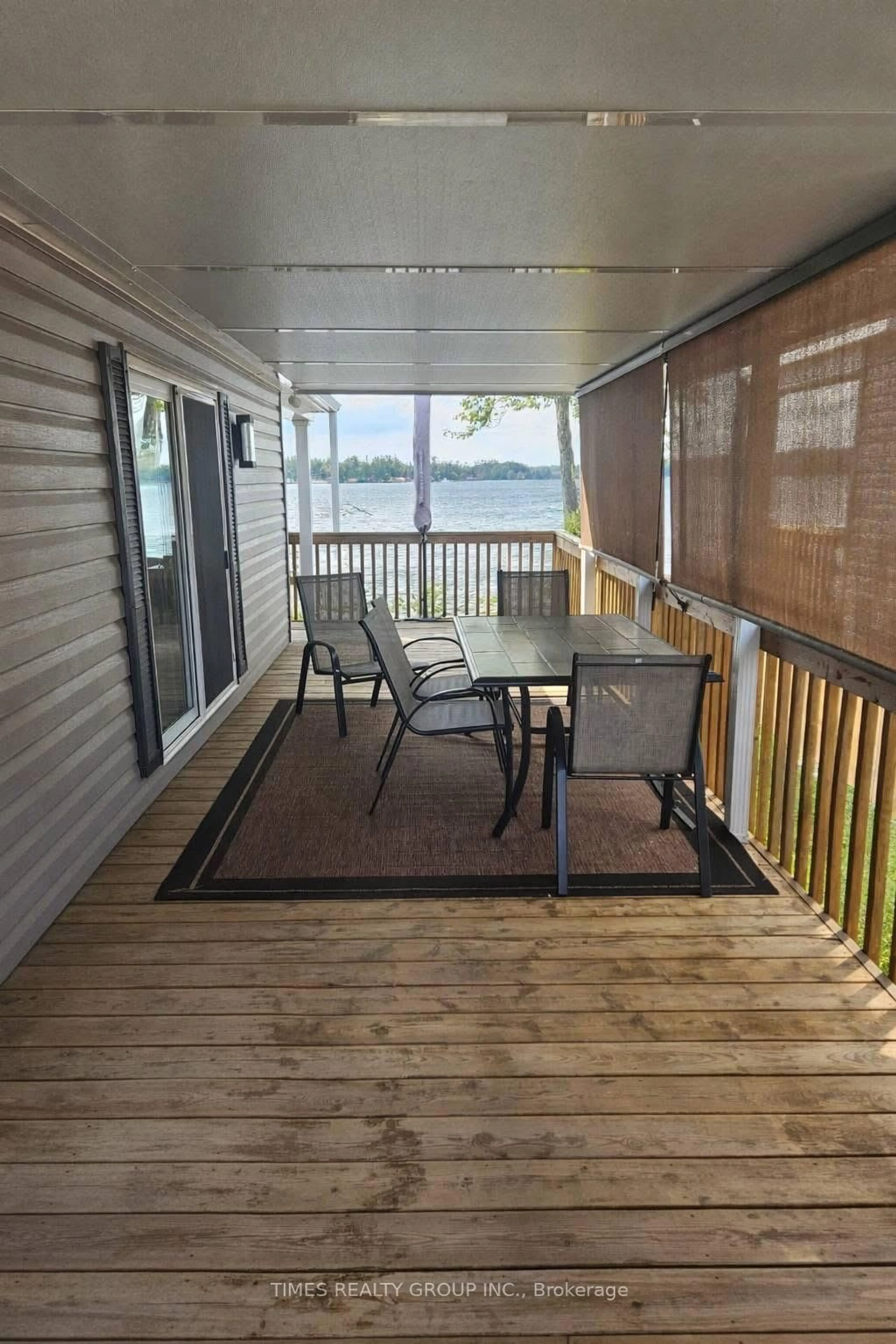 Patio, water/lake/river/ocean view for 3500 Lauderdale Point Cres #Trailer 12, Severn Ontario P0E 1N0