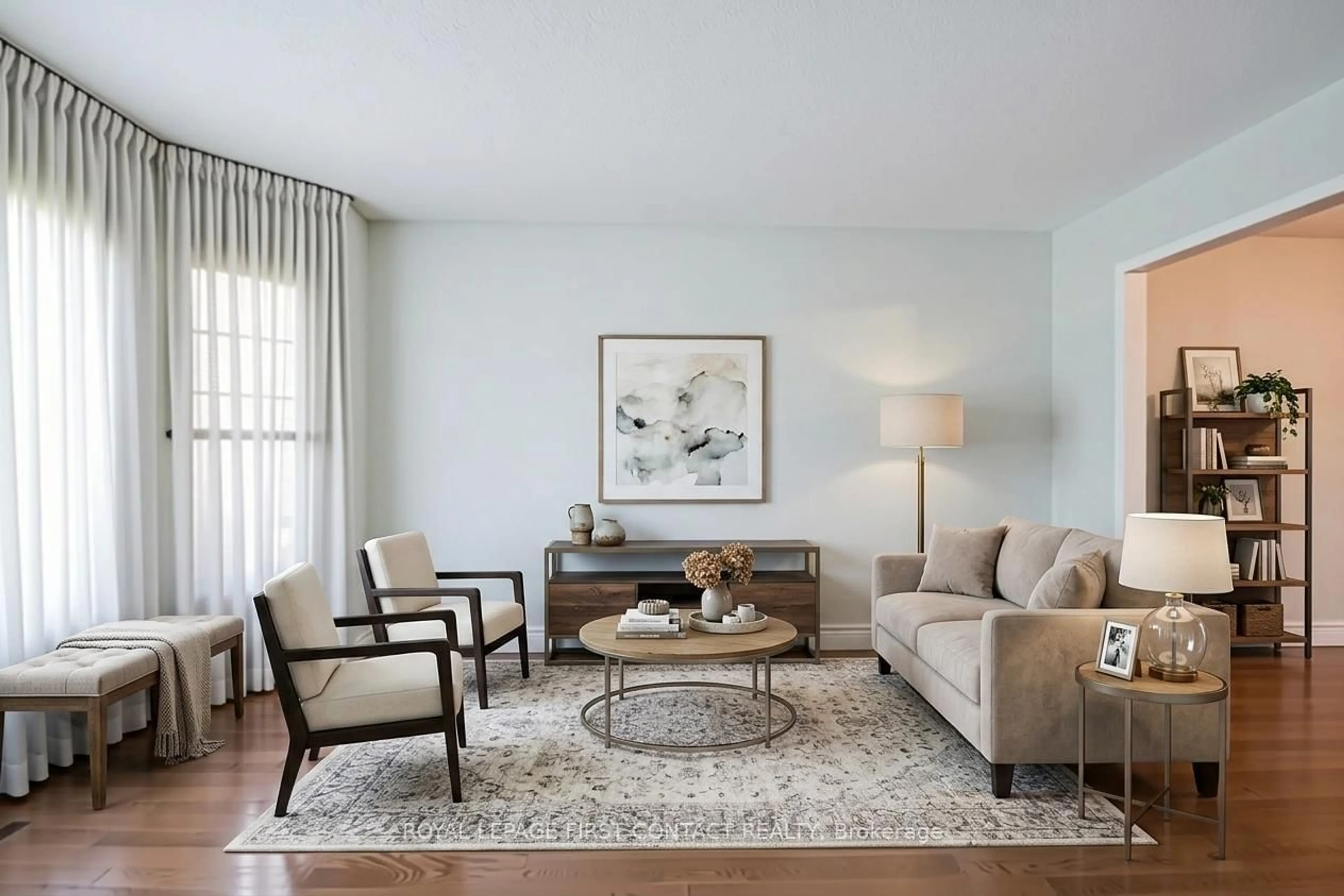 Living room with furniture, unknown for 51 Cartwright Dr, Barrie Ontario L4M 6G3
