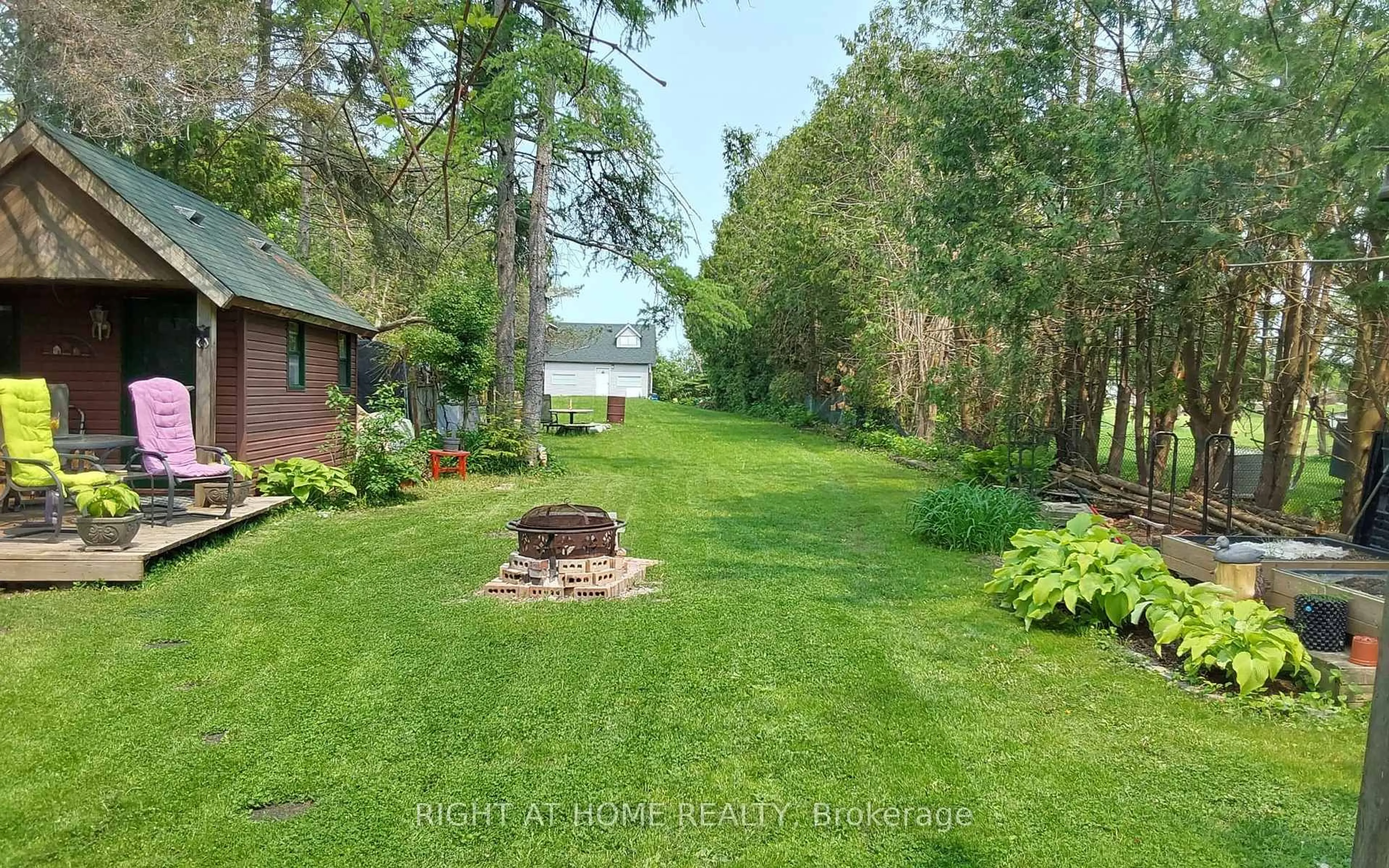 A pic from outside/outdoor area/front of a property/back of a property/a pic from drone, water/lake/river/ocean view for 2323 Lakeshore Dr, Ramara Ontario L0K 1B0