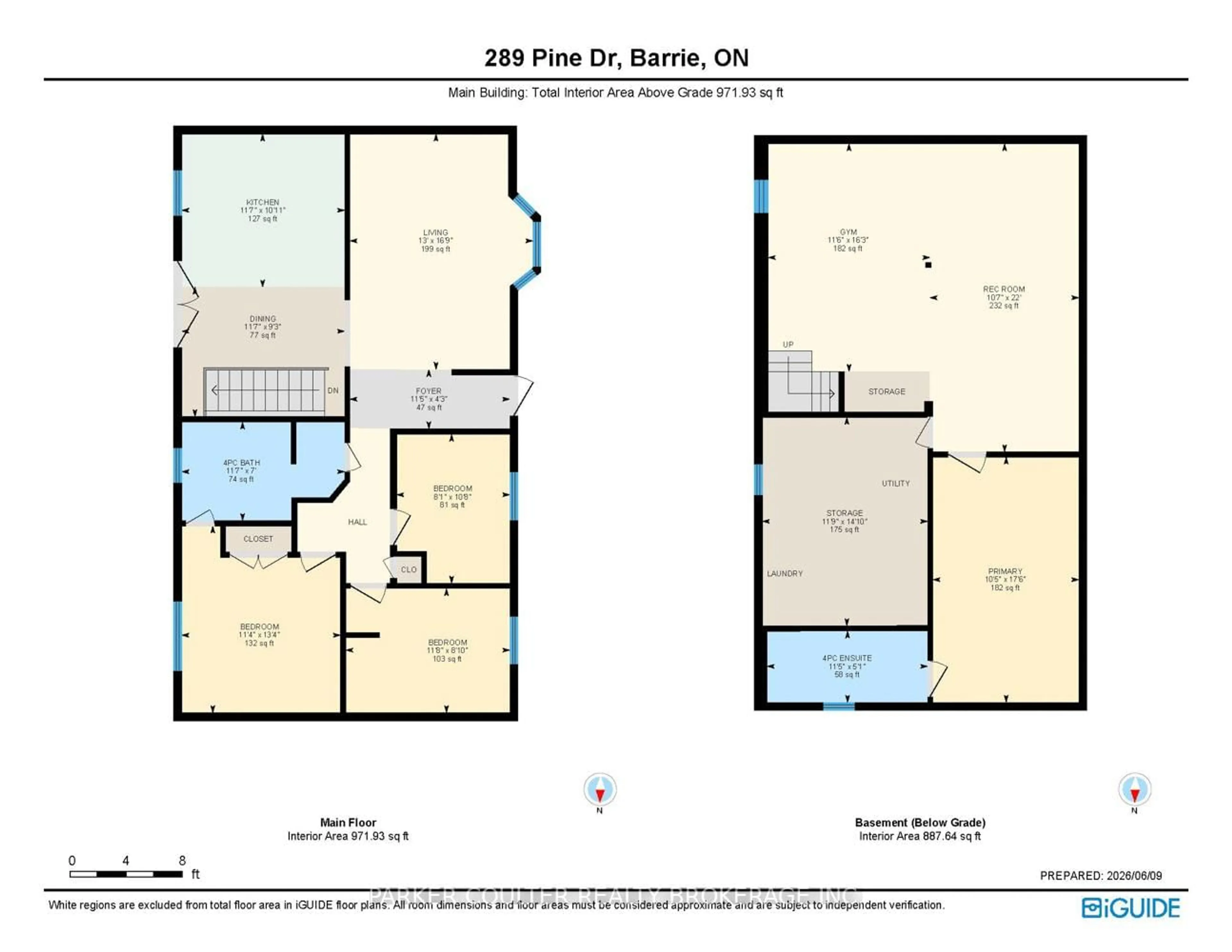 Floor plan for 289 Pine Dr, Barrie Ontario L4N 4J1