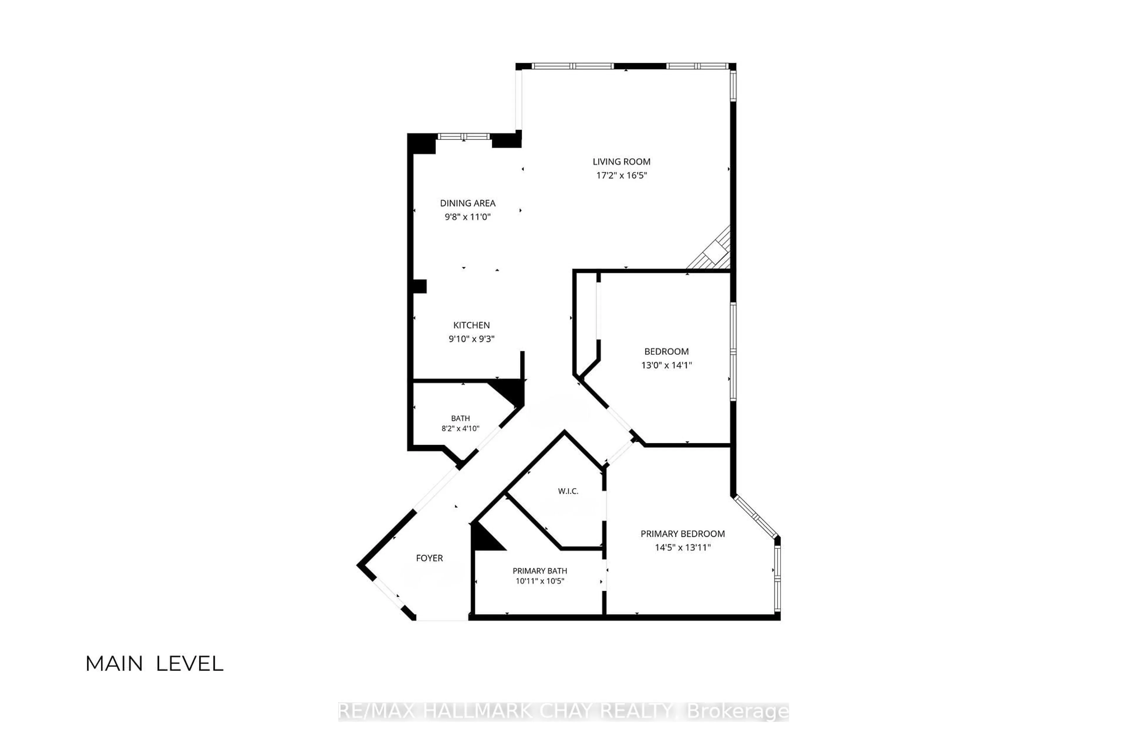 Floor plan for 6 Toronto St #307, Barrie Ontario L4N 9R2