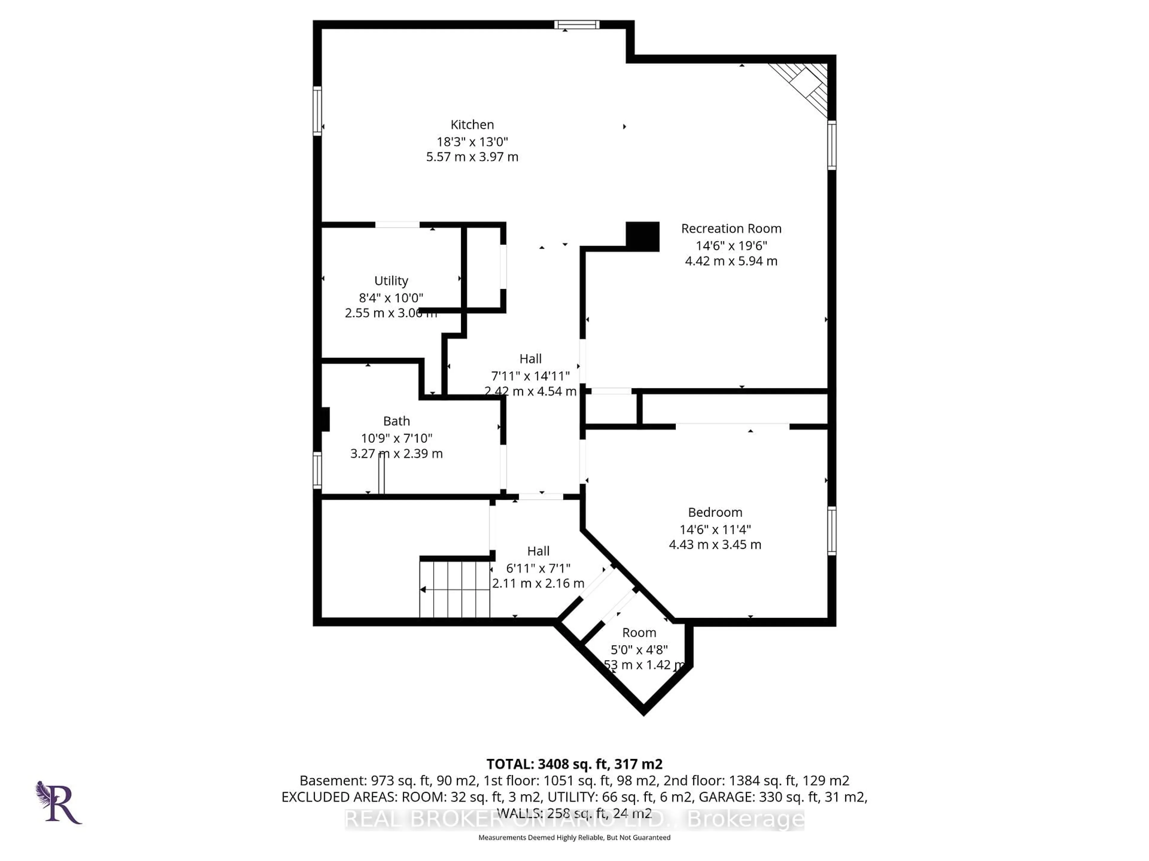 Floor plan for 32 Black Willow Dr, Barrie Ontario L4N 9M2