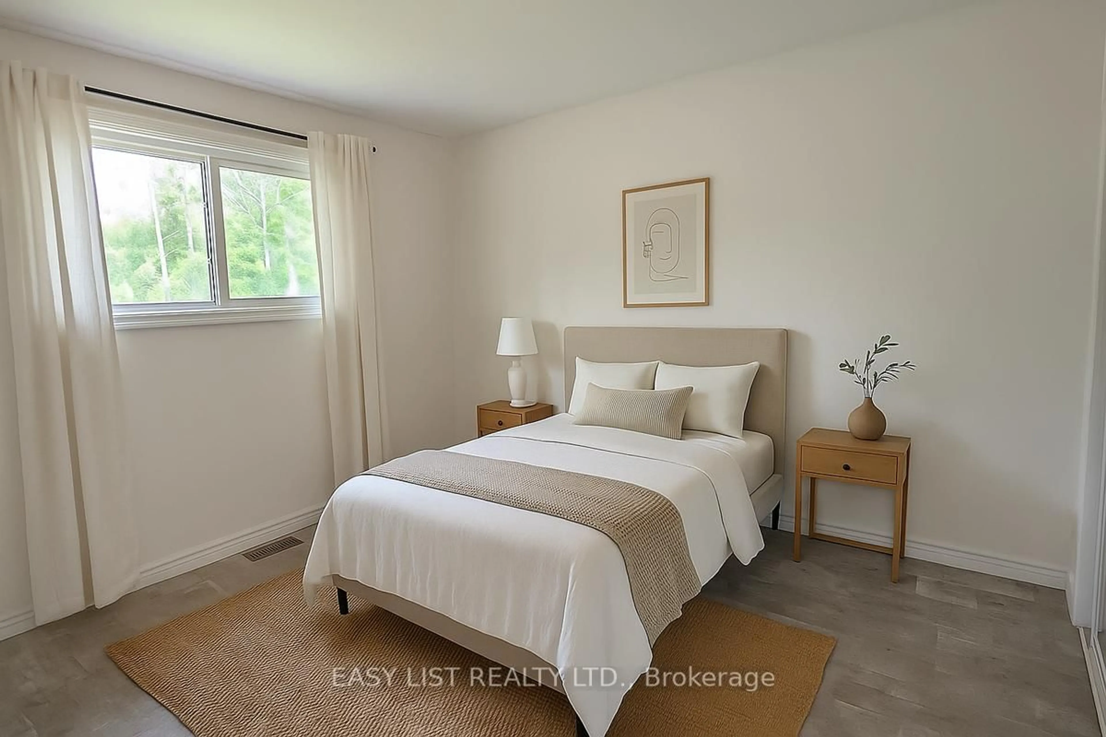 Bedroom with bed, unknown for 3783 Campbell Rd, Severn Ontario L3V 0V3