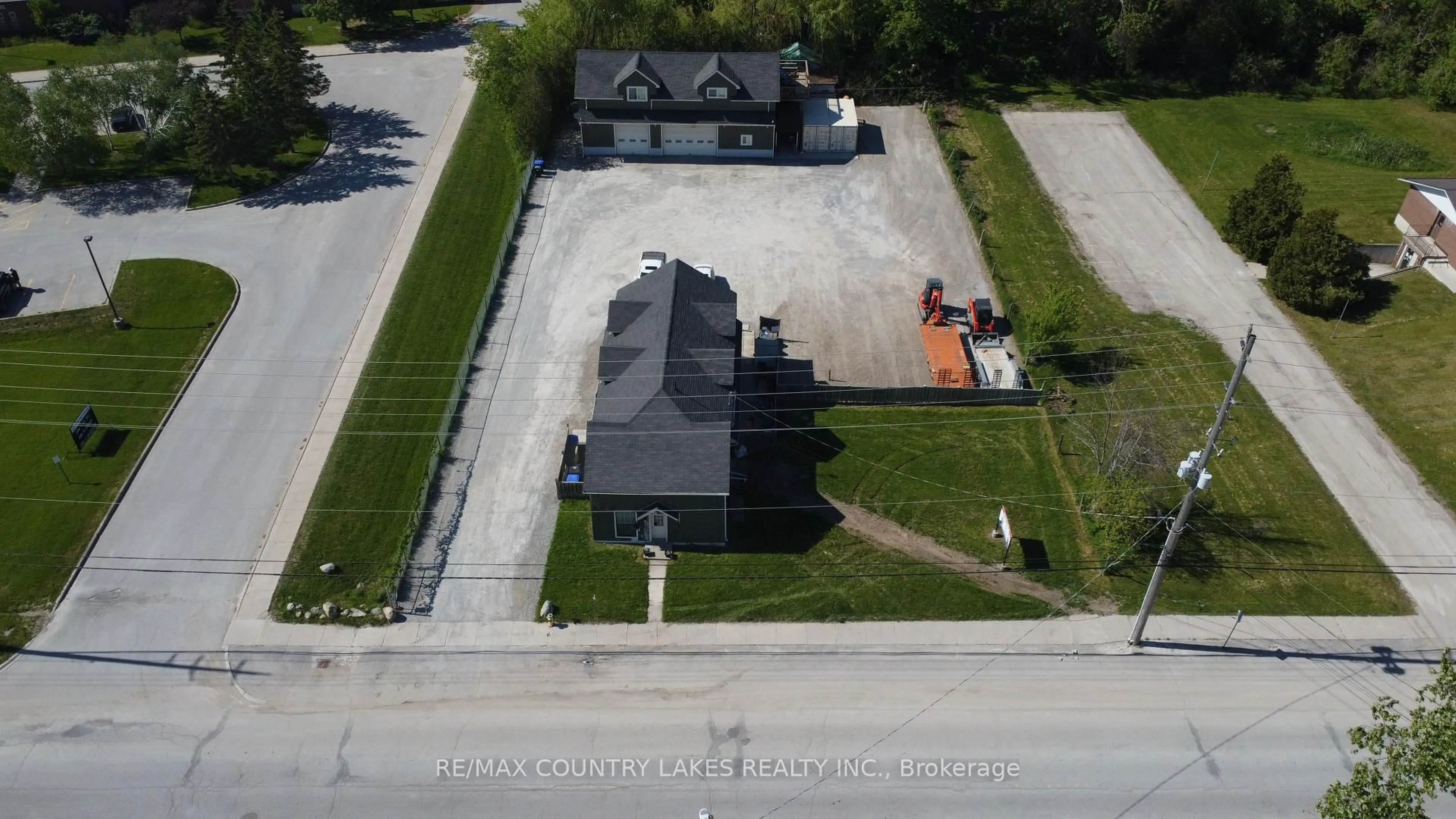 A pic from outside/outdoor area/front of a property/back of a property/a pic from drone, building for 3232 Simcoe Rd, Ramara Ontario L0K 1B0