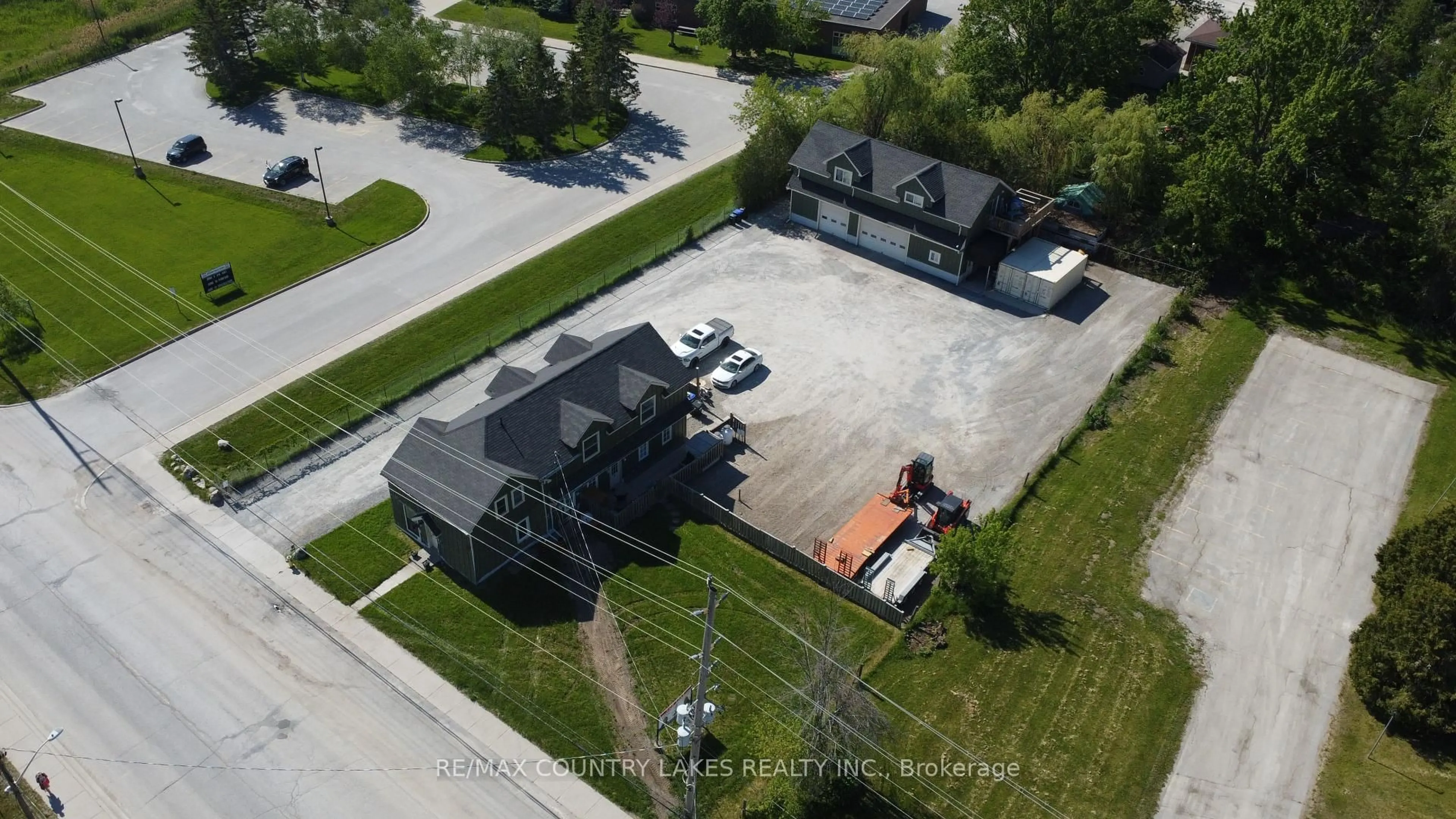 A pic from outside/outdoor area/front of a property/back of a property/a pic from drone, unknown for 3232 Simcoe Rd, Ramara Ontario L0K 1B0