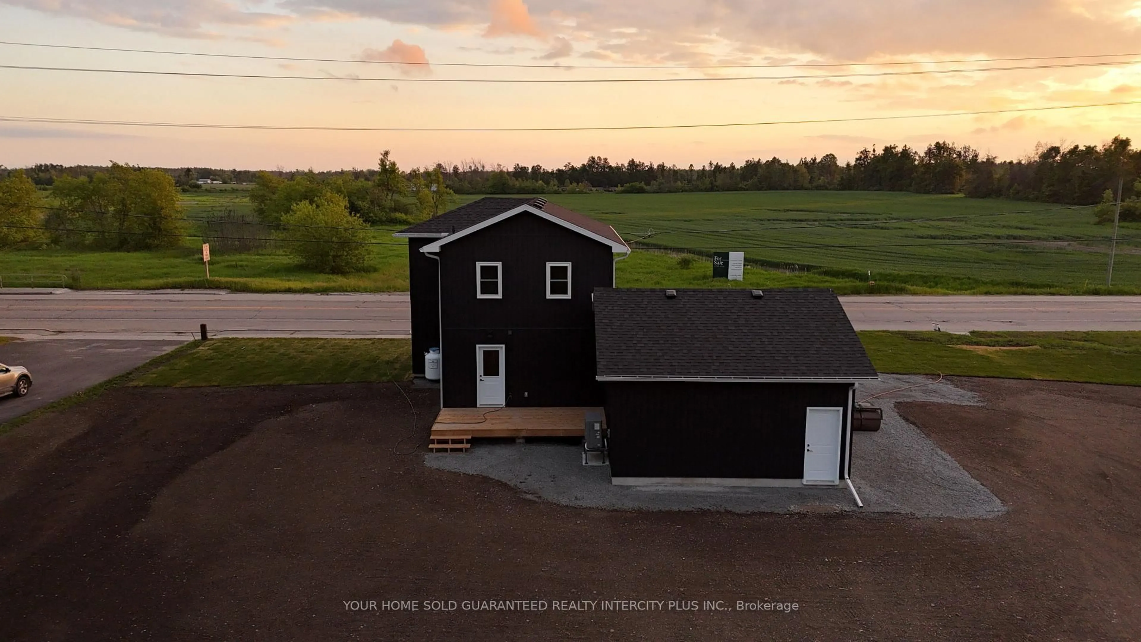 A pic from outside/outdoor area/front of a property/back of a property/a pic from drone, building for 2385 Highway 12, Ramara Ontario L0K 1B0