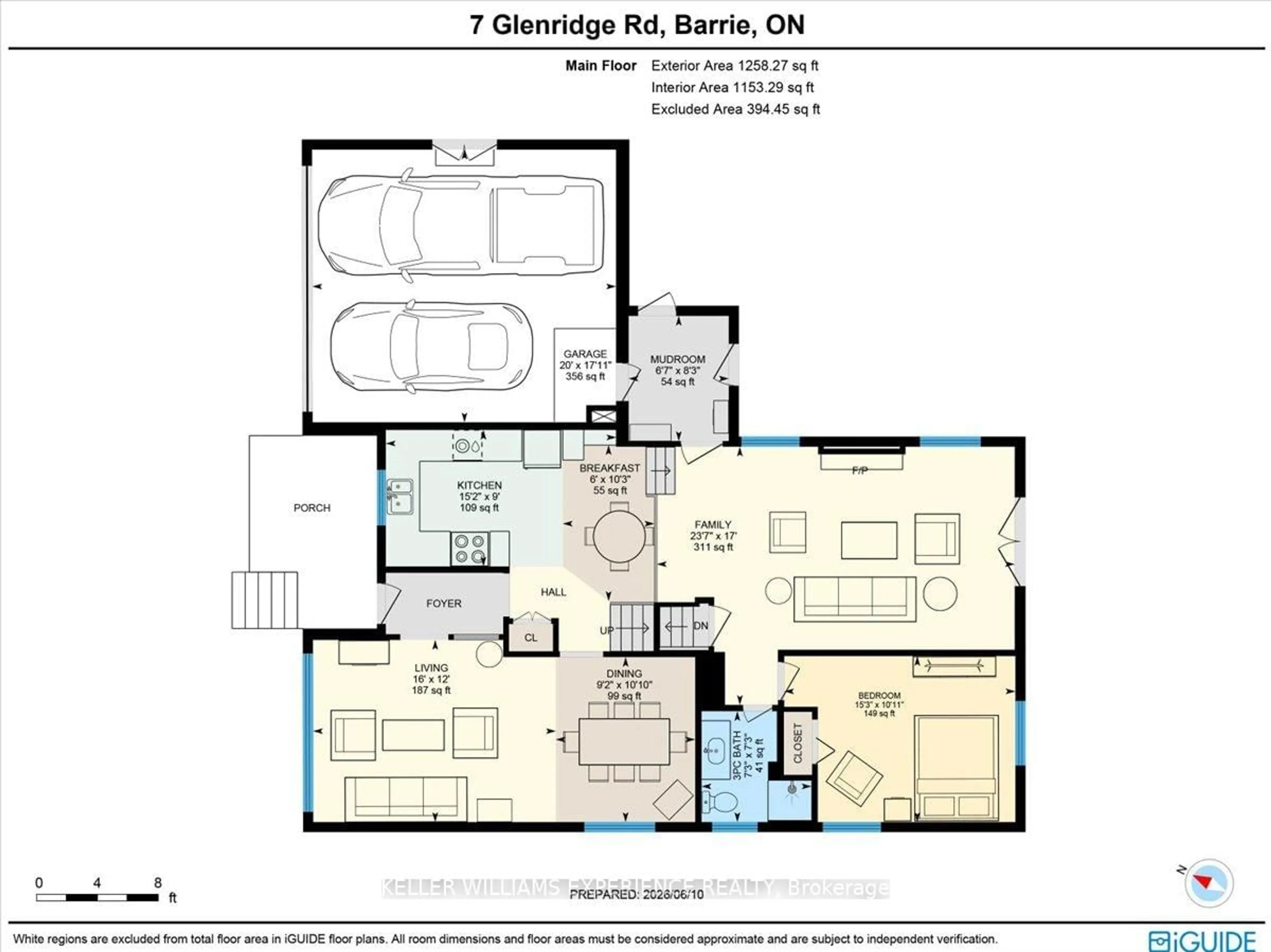 Floor plan for 7 GLENRIDGE Rd, Barrie Ontario L4N 2X9