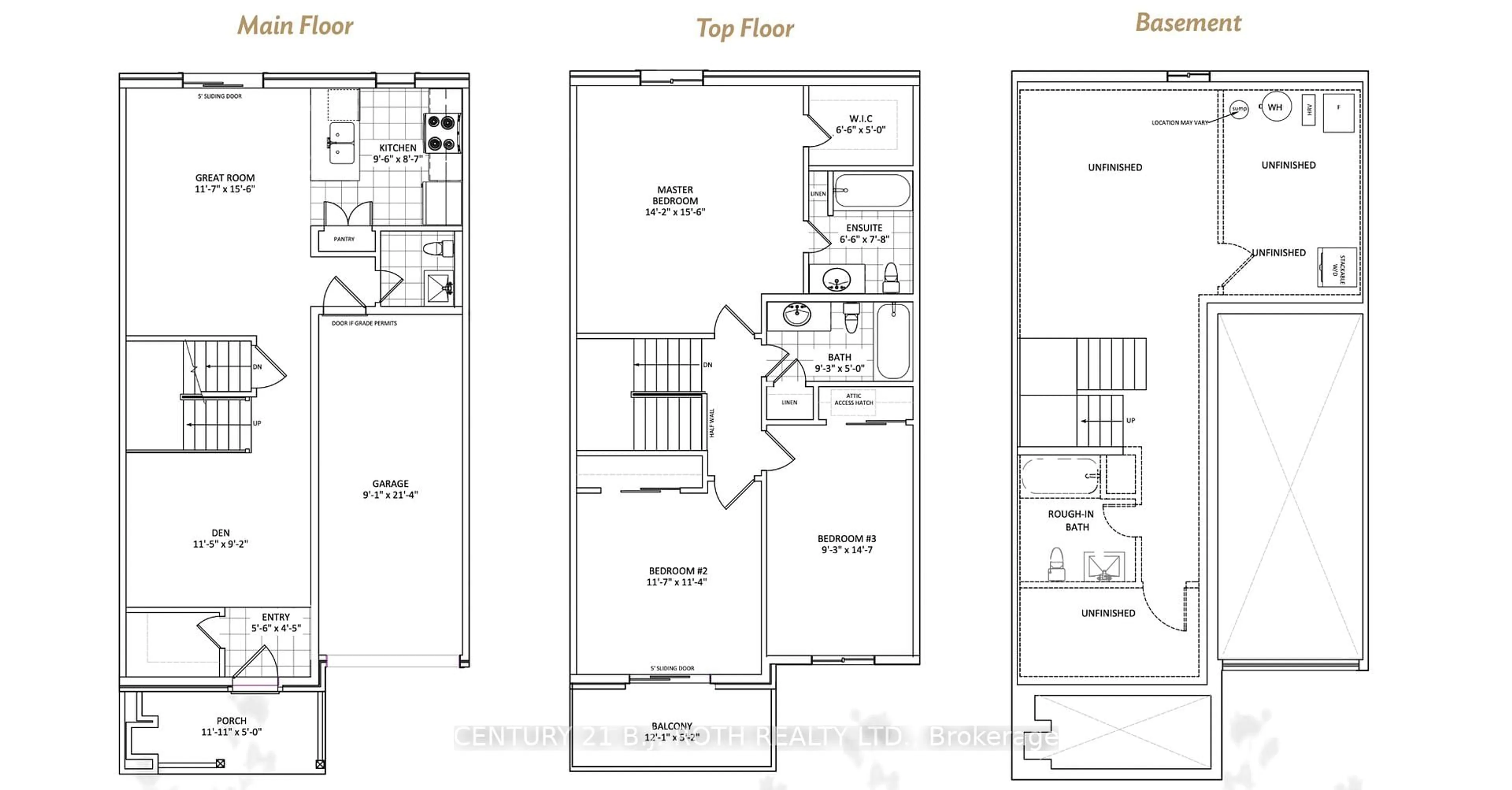 Floor plan for 236 Prince William Way, Barrie Ontario L4N 0Y9
