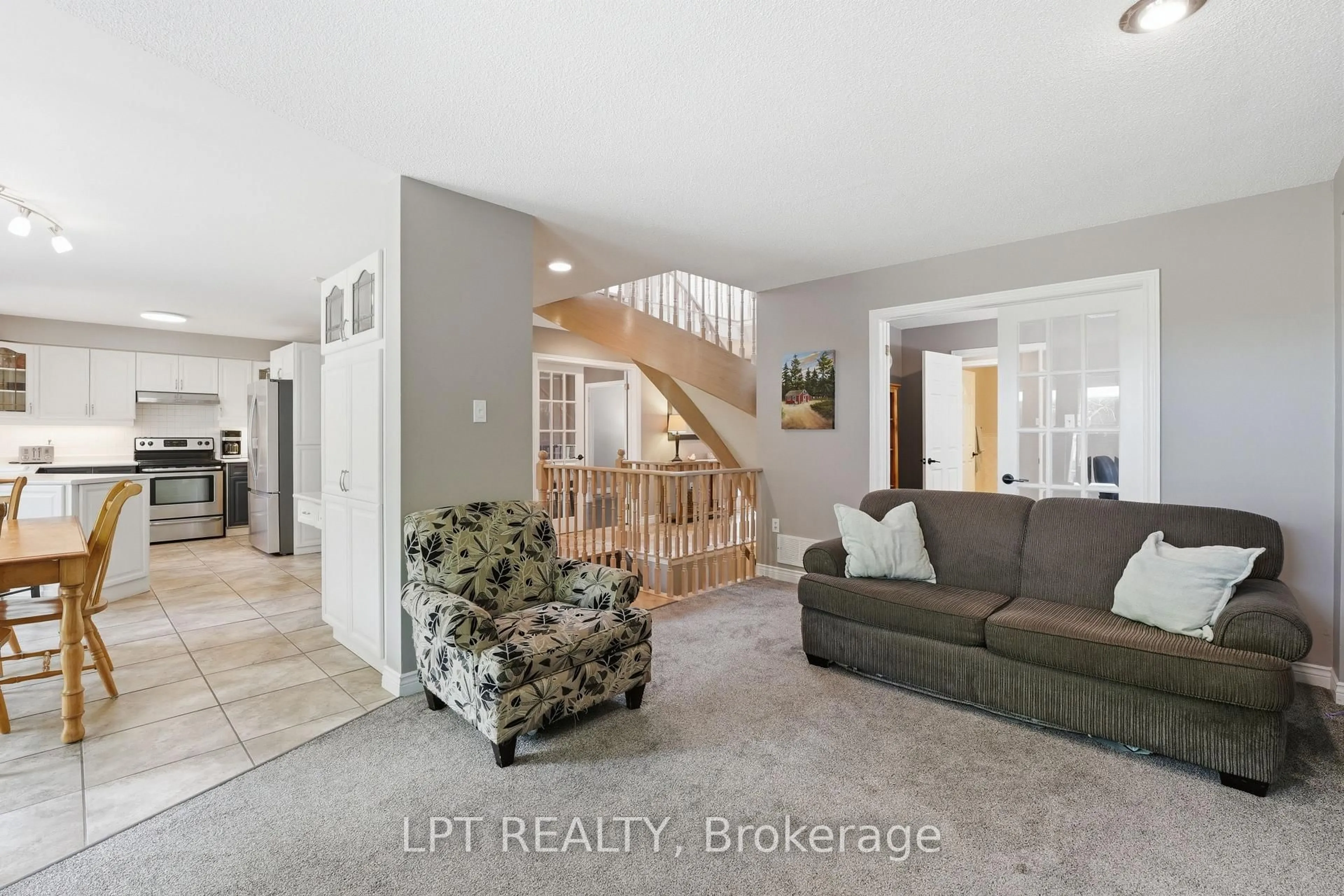 Living room with furniture, unknown for 24 Snowshoe Tr, Barrie Ontario L4N 7Z1