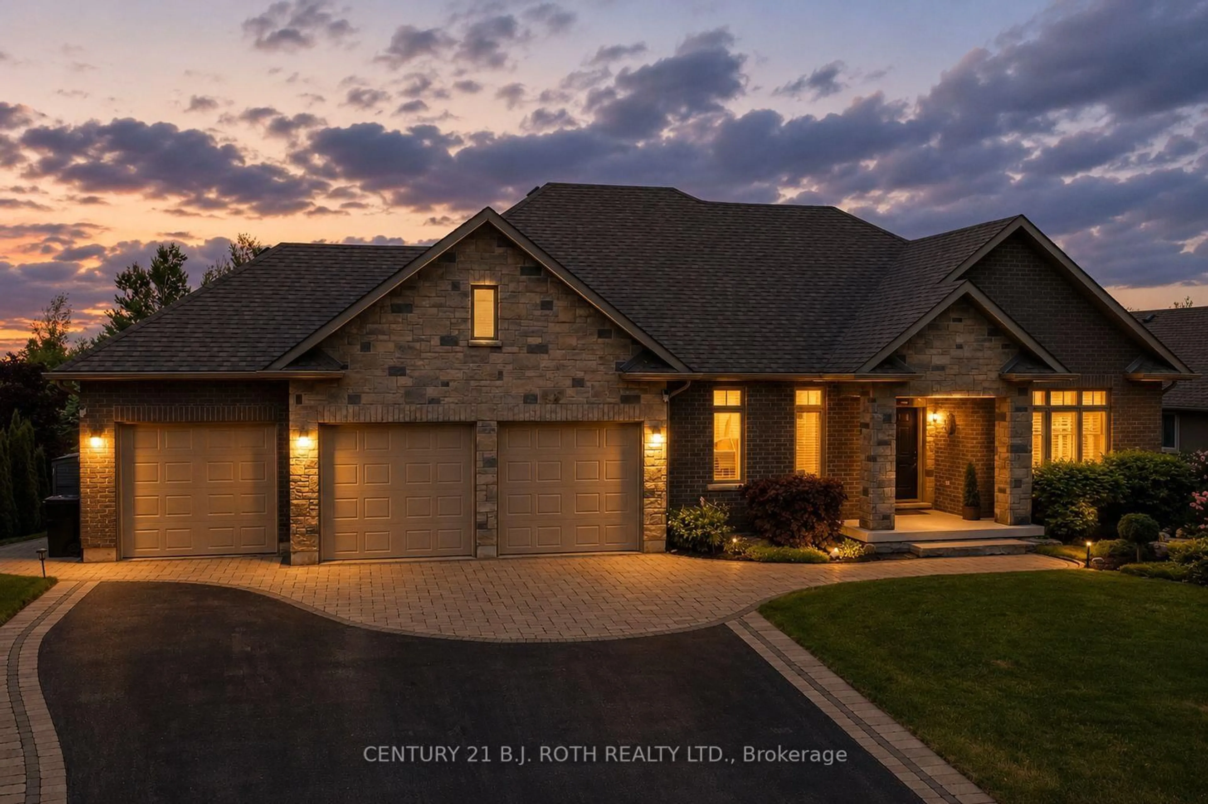 Home with brick exterior material, street for 37 Wendat Tr, Springwater Ontario L4M 6T6