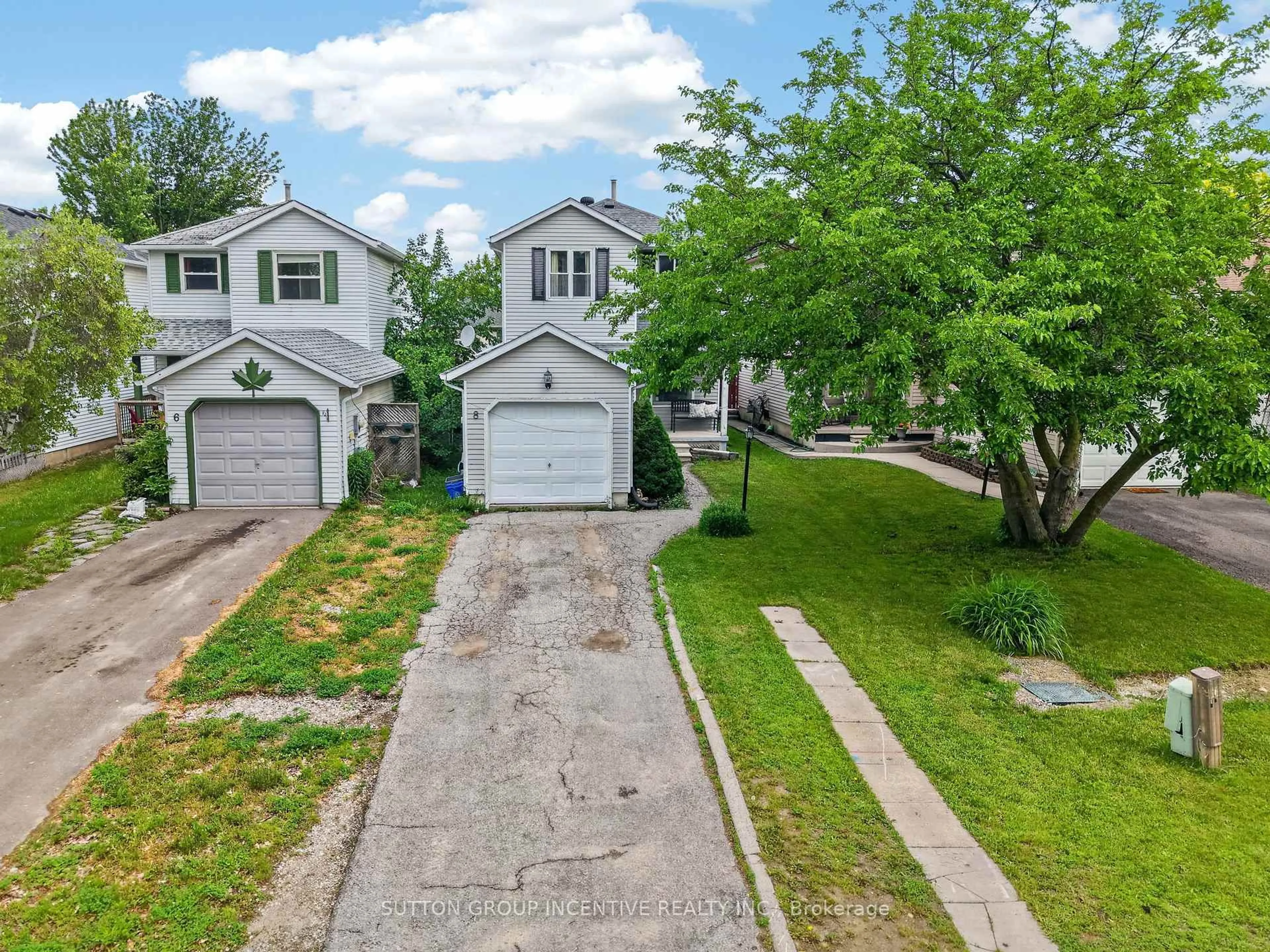 A pic from outside/outdoor area/front of a property/back of a property/a pic from drone, street for 8 Patton Rd, Barrie Ontario L4N 6T8