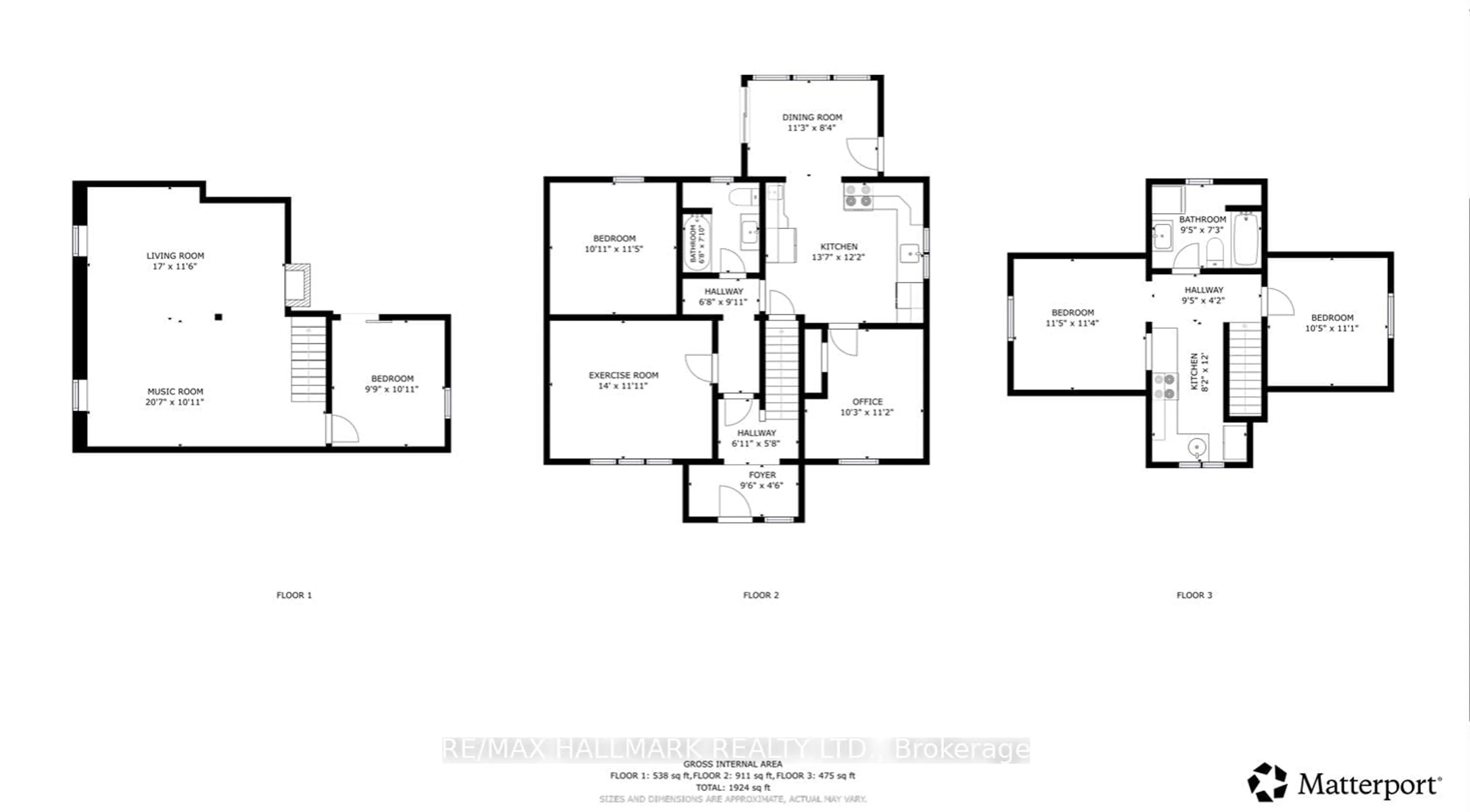 Floor plan for 225 Innisfil St, Barrie Ontario L4N 3E9