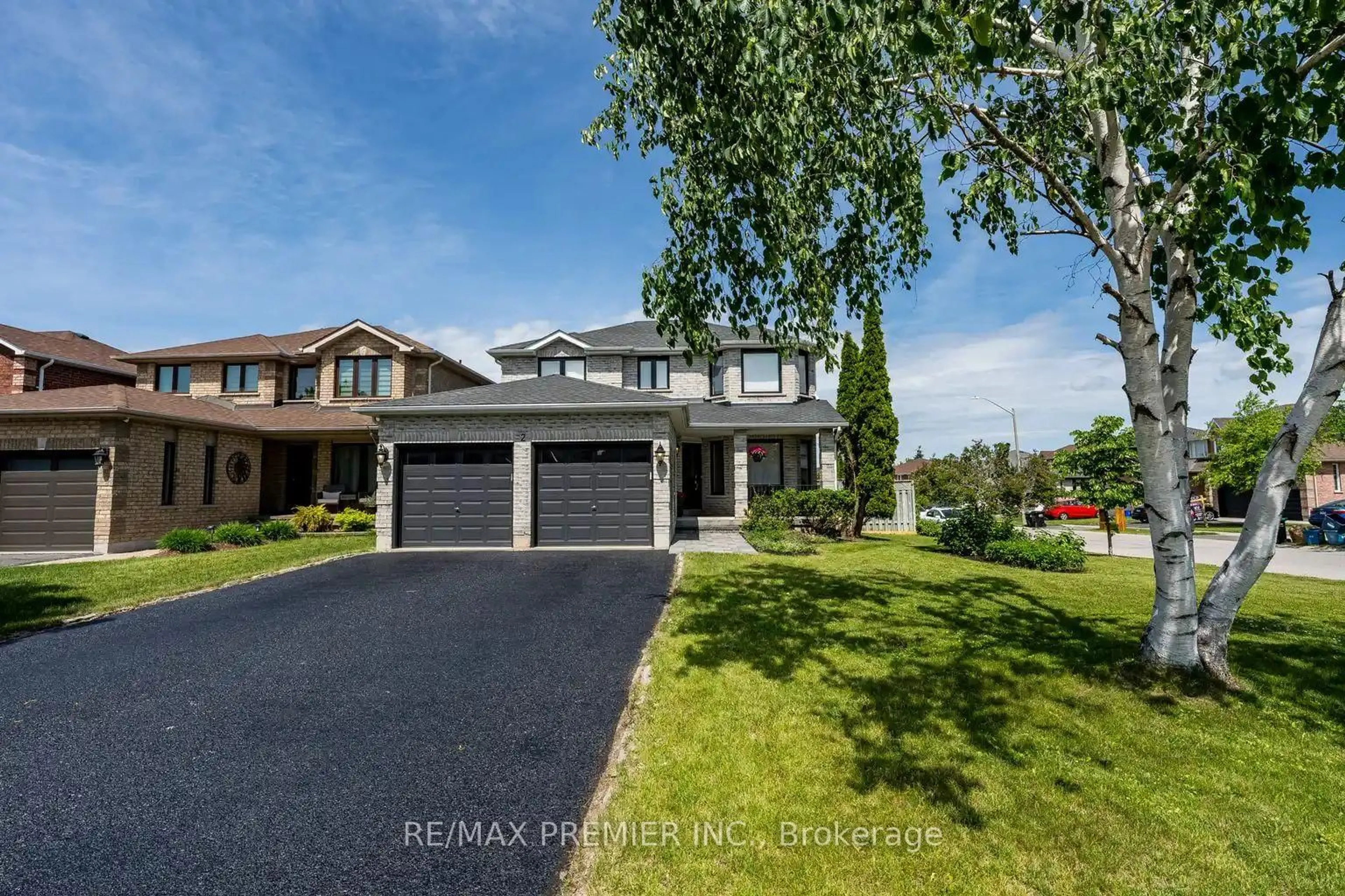 Home with brick exterior material, street for 2 Grace Cres, Barrie Ontario L4N 9S7